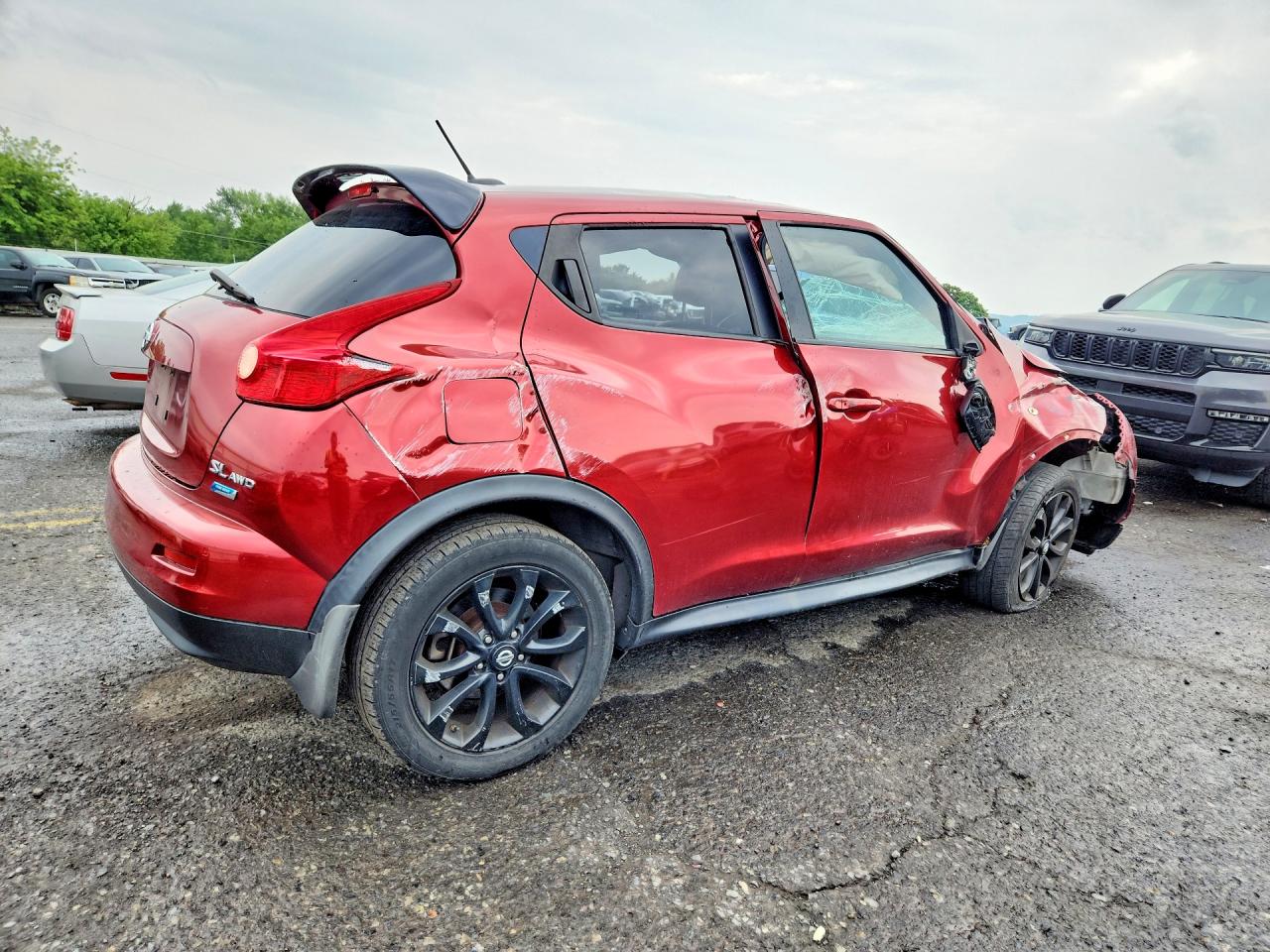 2013 Nissan Juke S Красный vin: JN8AF5MV1DT223498