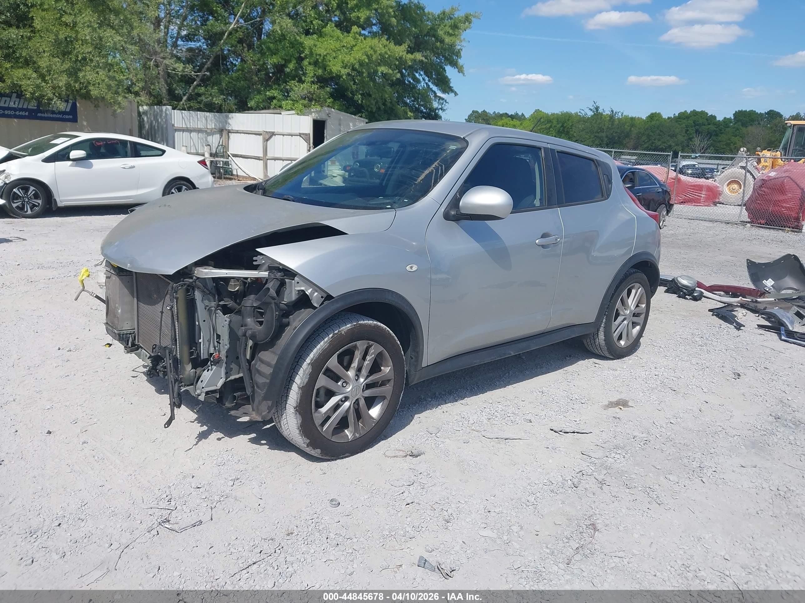 2013 Nissan Juke Sl Silver vin: JN8AF5MV1DT226496