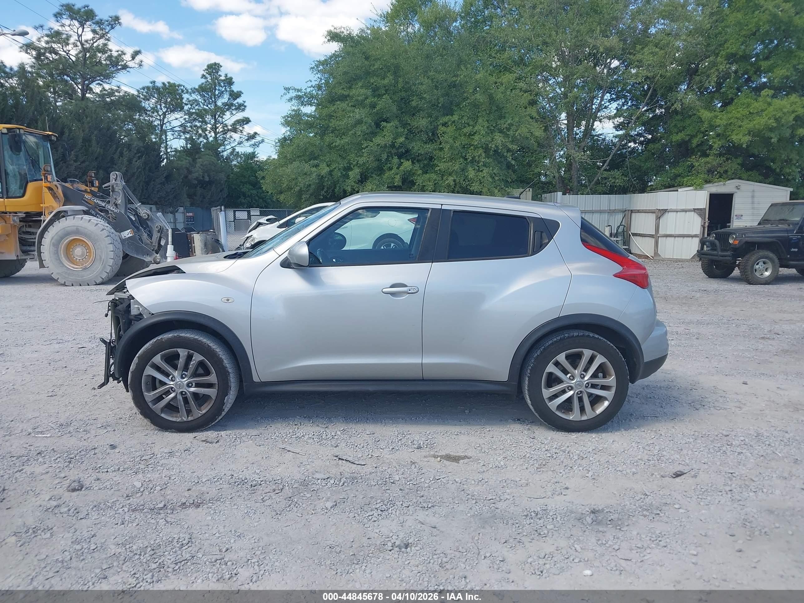 2013 Nissan Juke Sl Silver vin: JN8AF5MV1DT226496