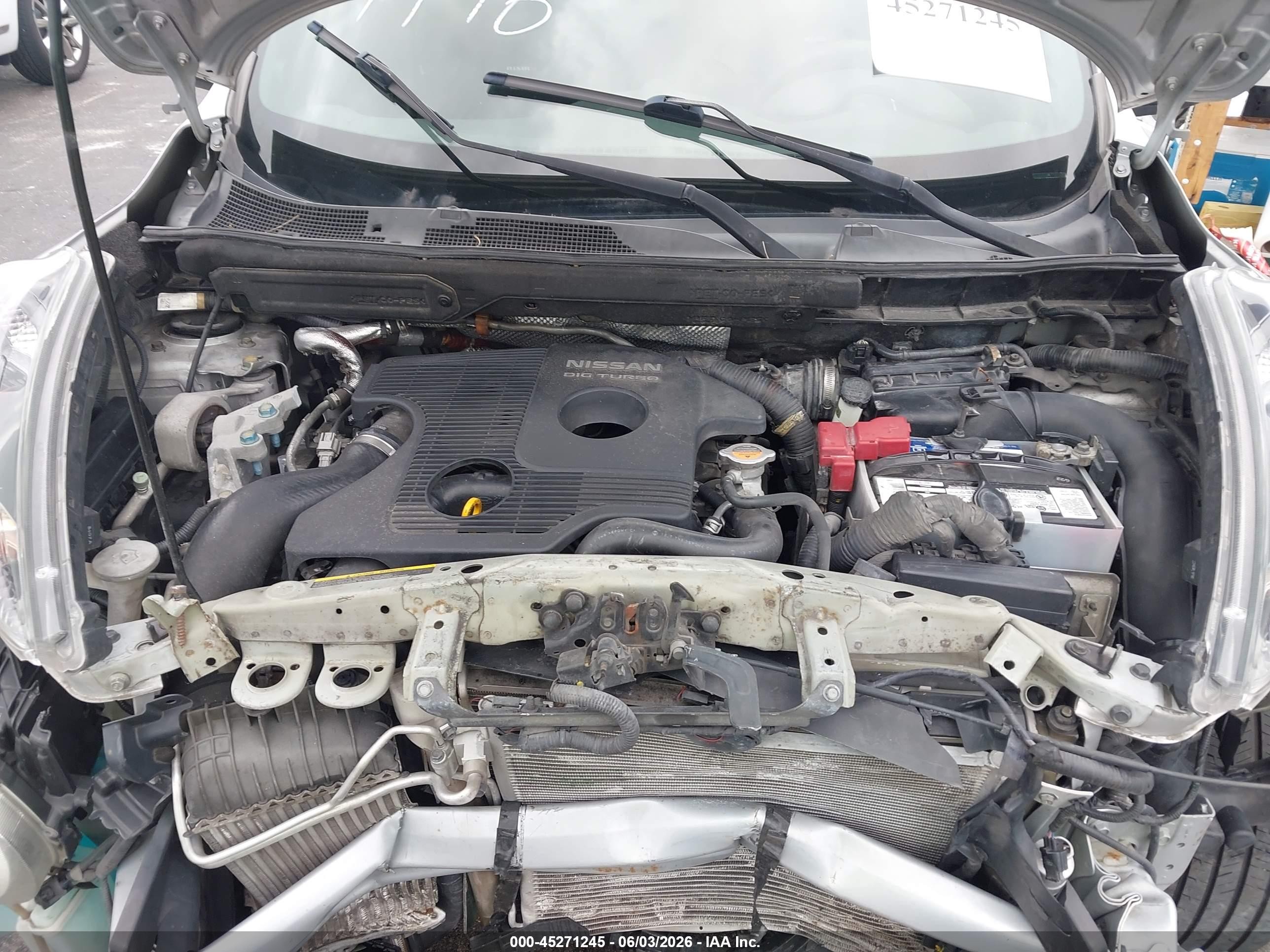 2013 Nissan Juke Nismo Silver vin: JN8AF5MV1DT229446