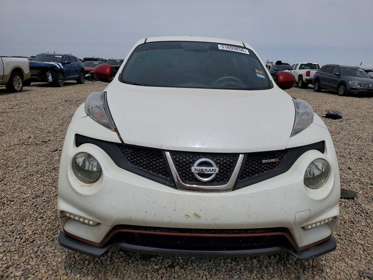 2013 Nissan Juke S White vin: JN8AF5MV1DT231939