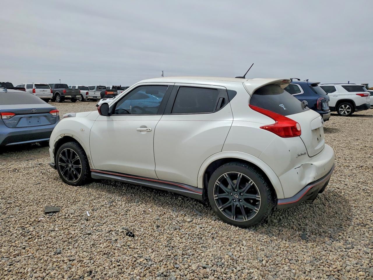 2013 Nissan Juke S White vin: JN8AF5MV1DT231939