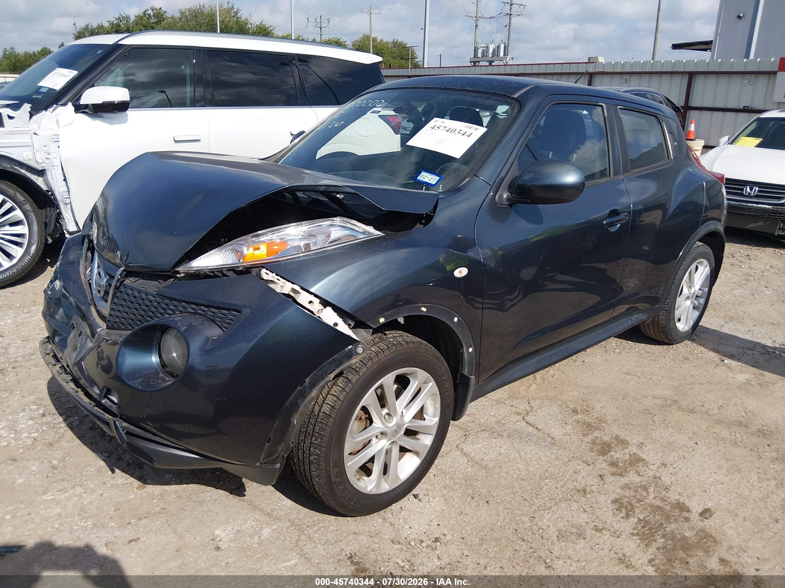2014 Nissan Juke S Green vin: JN8AF5MV1ET363567