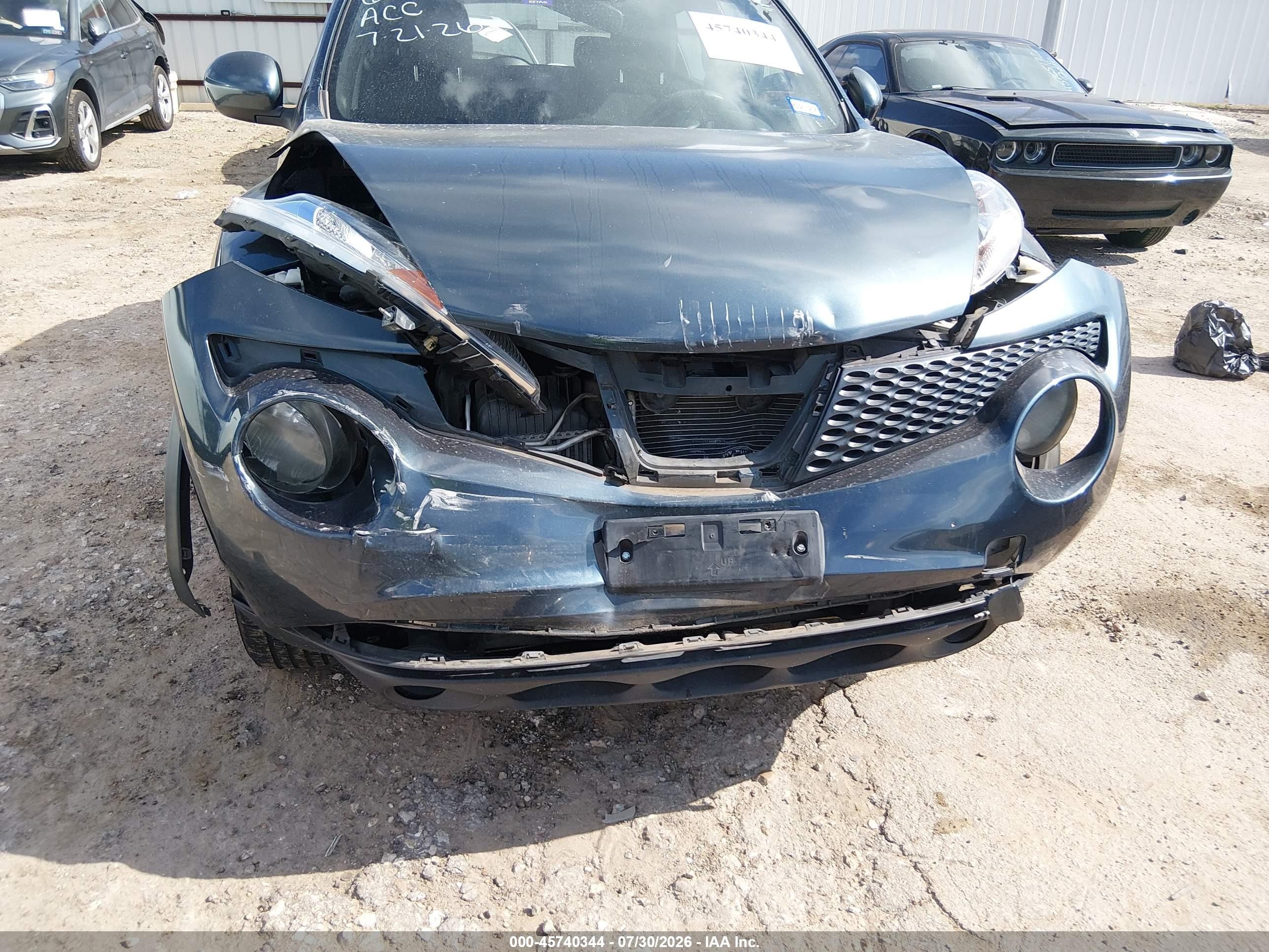 2014 Nissan Juke S Green vin: JN8AF5MV1ET363567