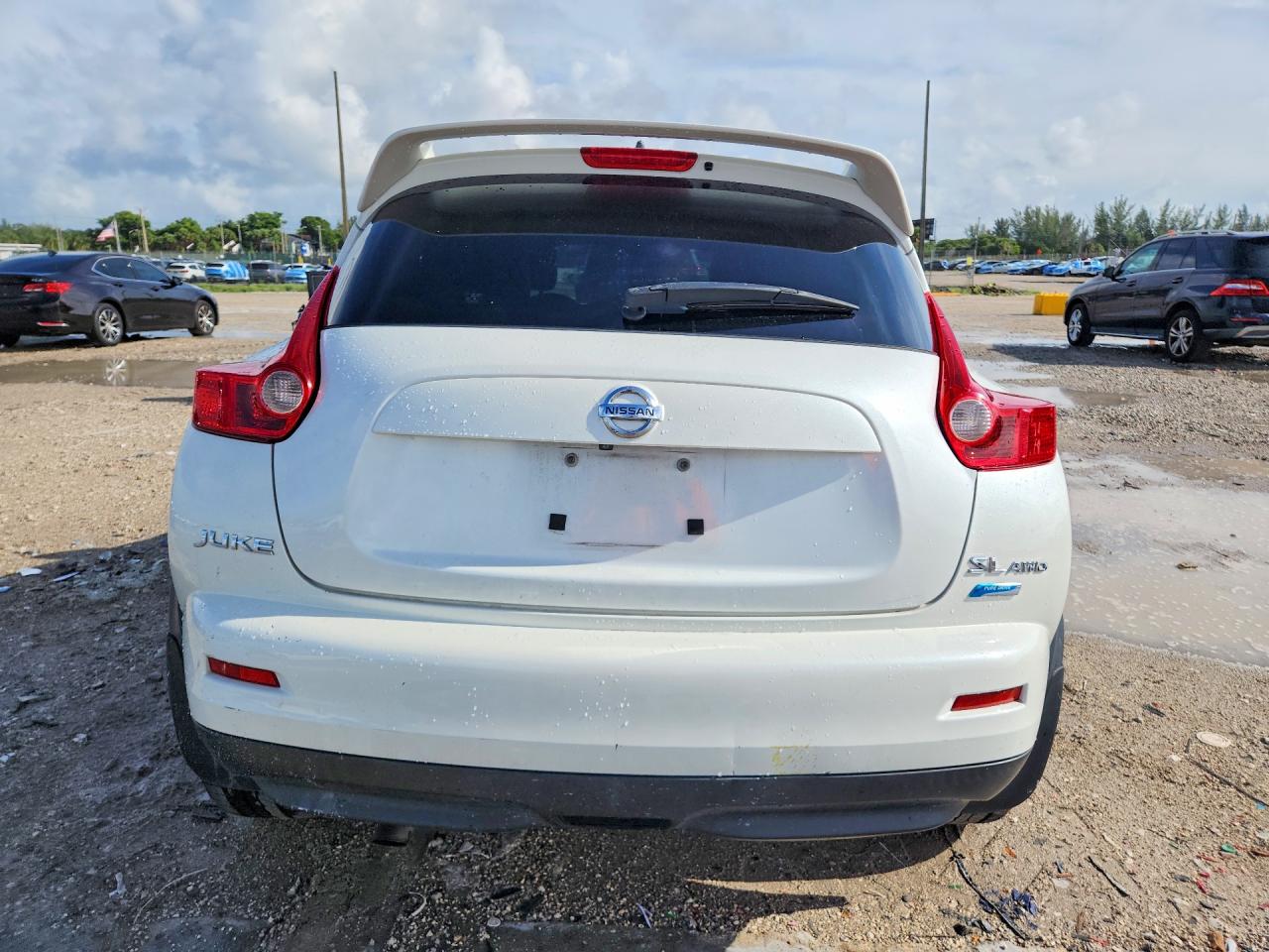 2014 Nissan Juke Sl White vin: JN8AF5MV1ET363584