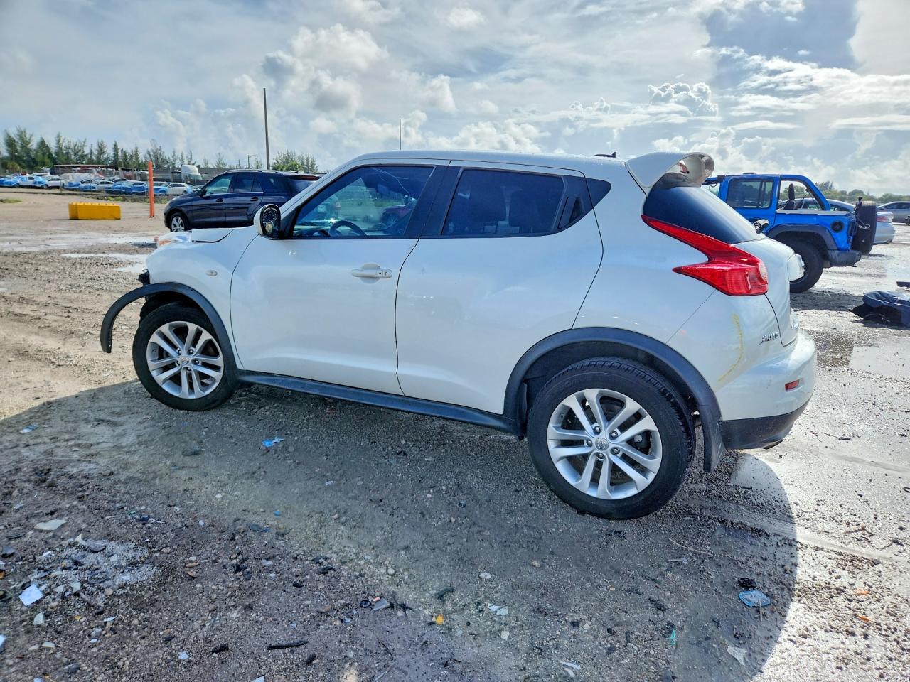 2014 Nissan Juke Sl White vin: JN8AF5MV1ET363584