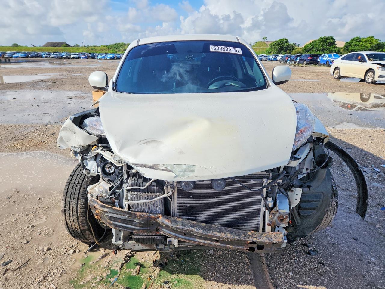 2014 Nissan Juke Sl White vin: JN8AF5MV1ET363584