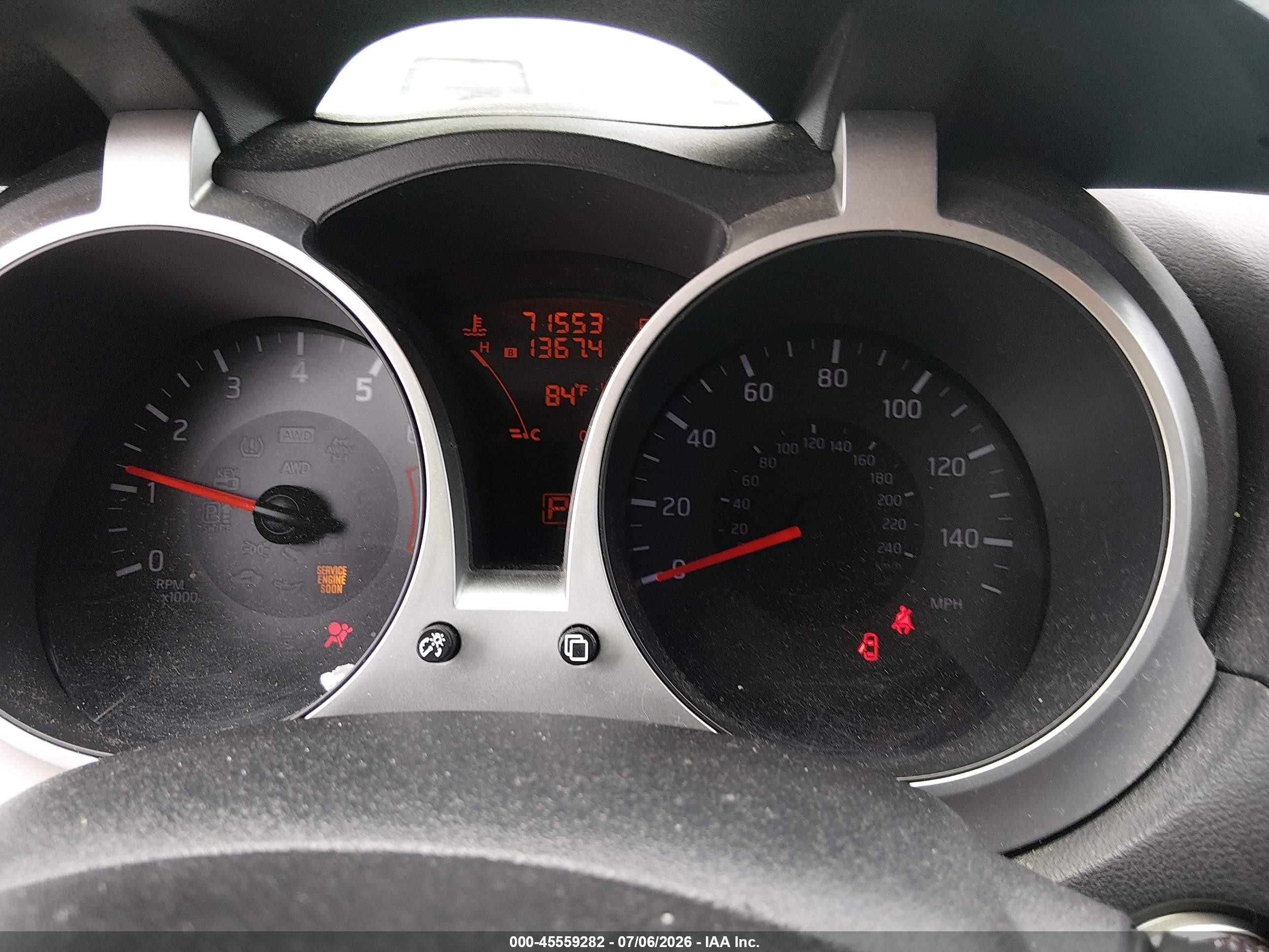 2015 Nissan Juke Sv Черный vin: JN8AF5MV1FT551880