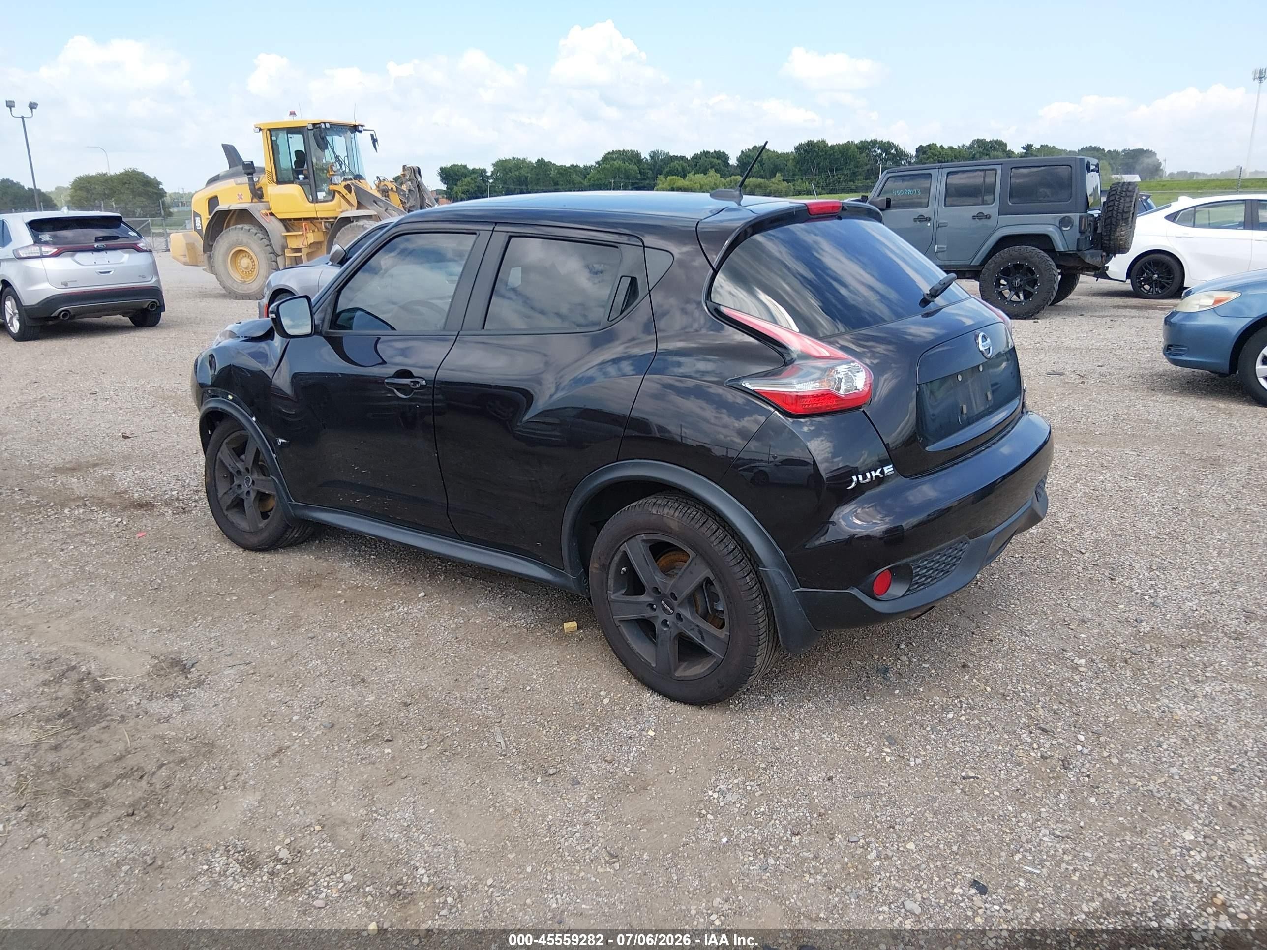 2015 Nissan Juke Sv Черный vin: JN8AF5MV1FT551880
