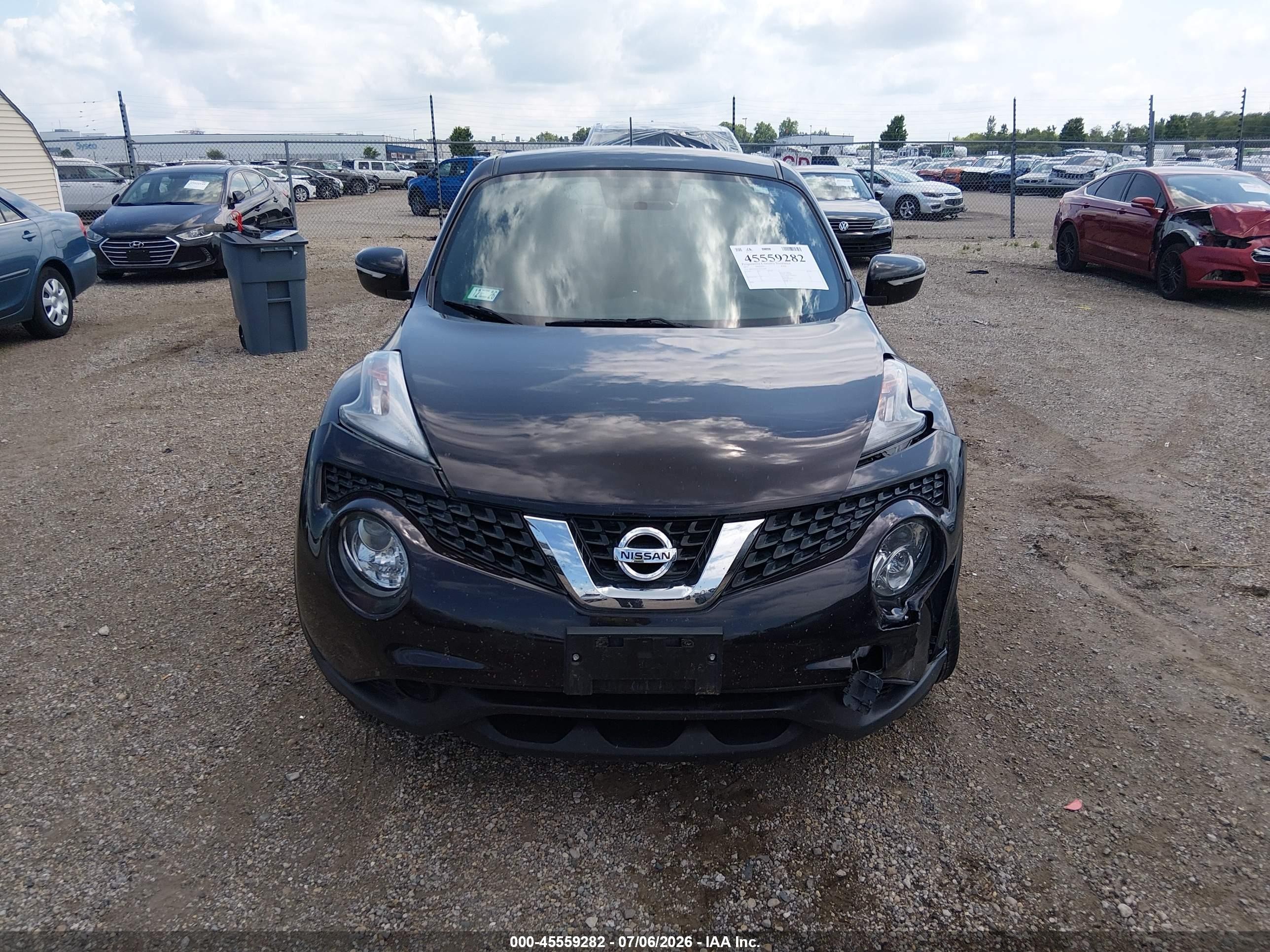 2015 Nissan Juke Sv Черный vin: JN8AF5MV1FT551880