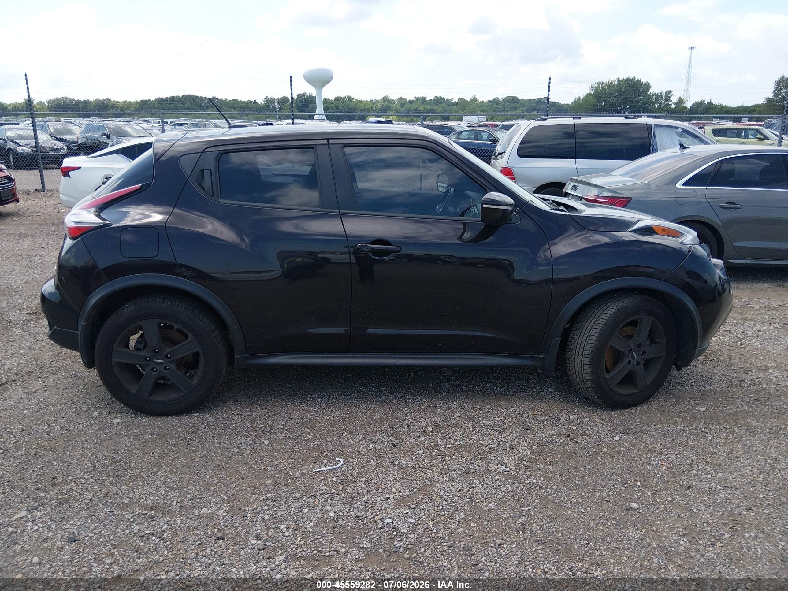 2015 Nissan Juke Sv Черный vin: JN8AF5MV1FT551880