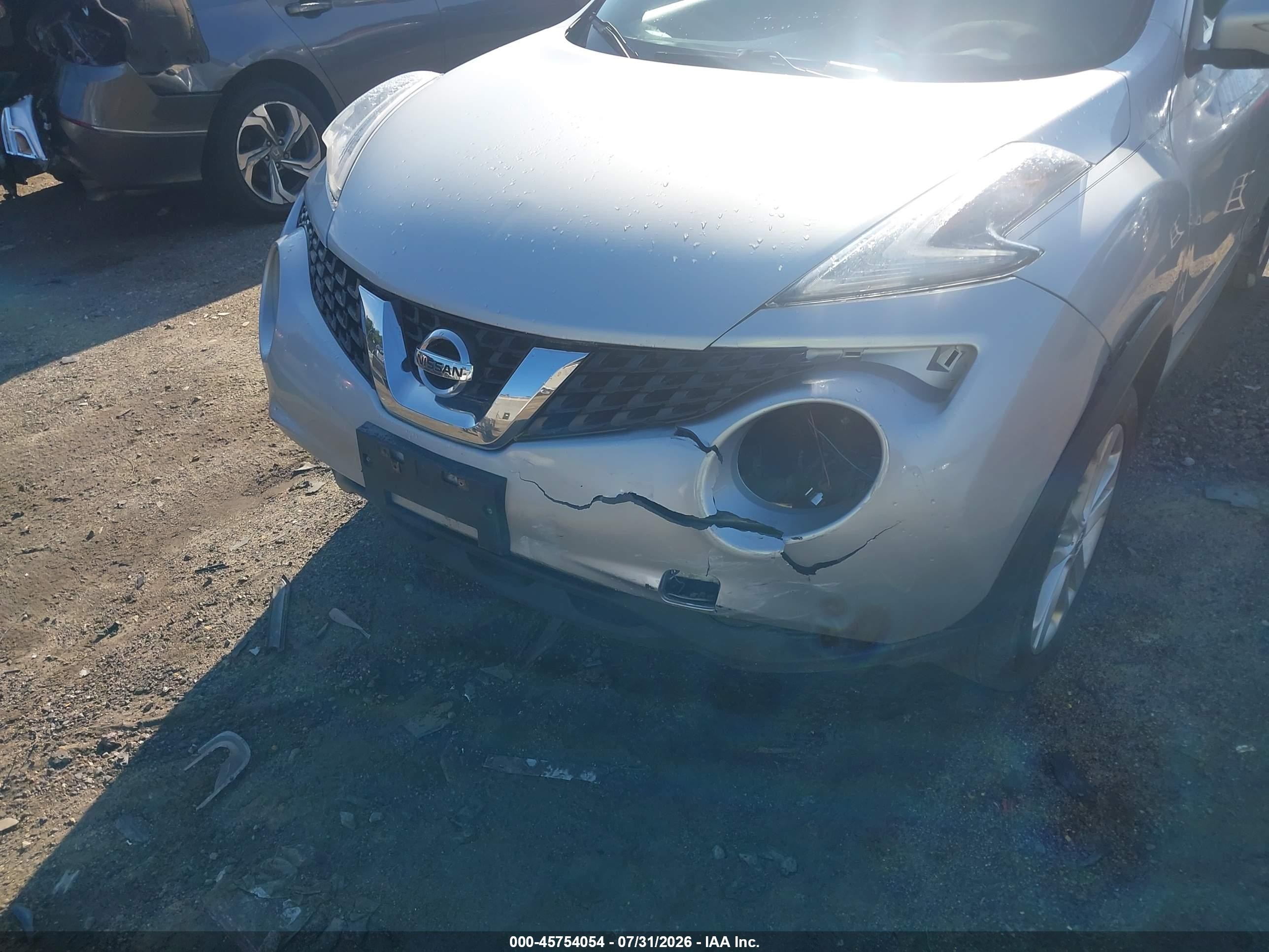 2015 Nissan Juke Sl Gray vin: JN8AF5MV1FT555797