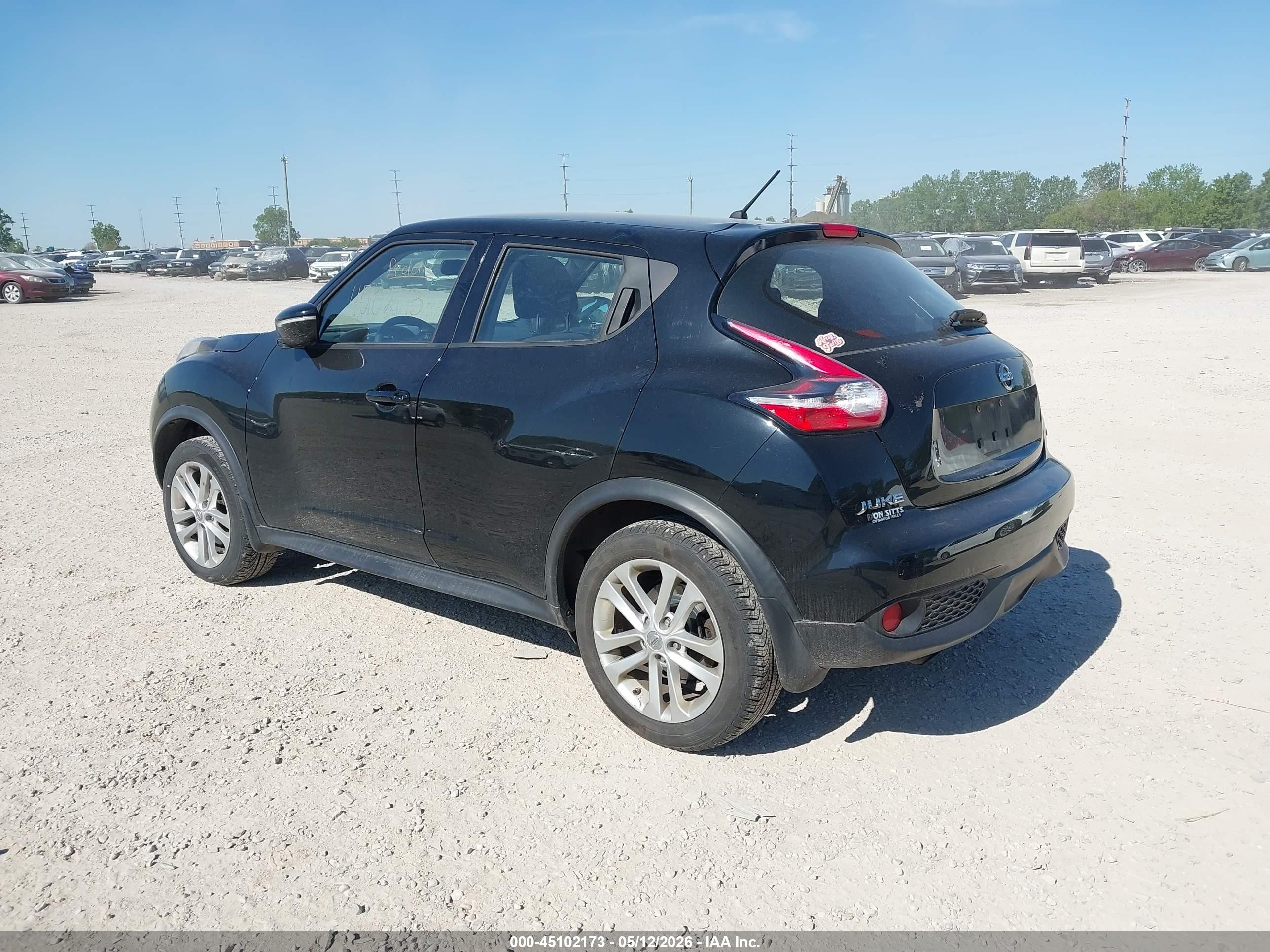 2015 Nissan Juke S Black vin: JN8AF5MV1FT565603