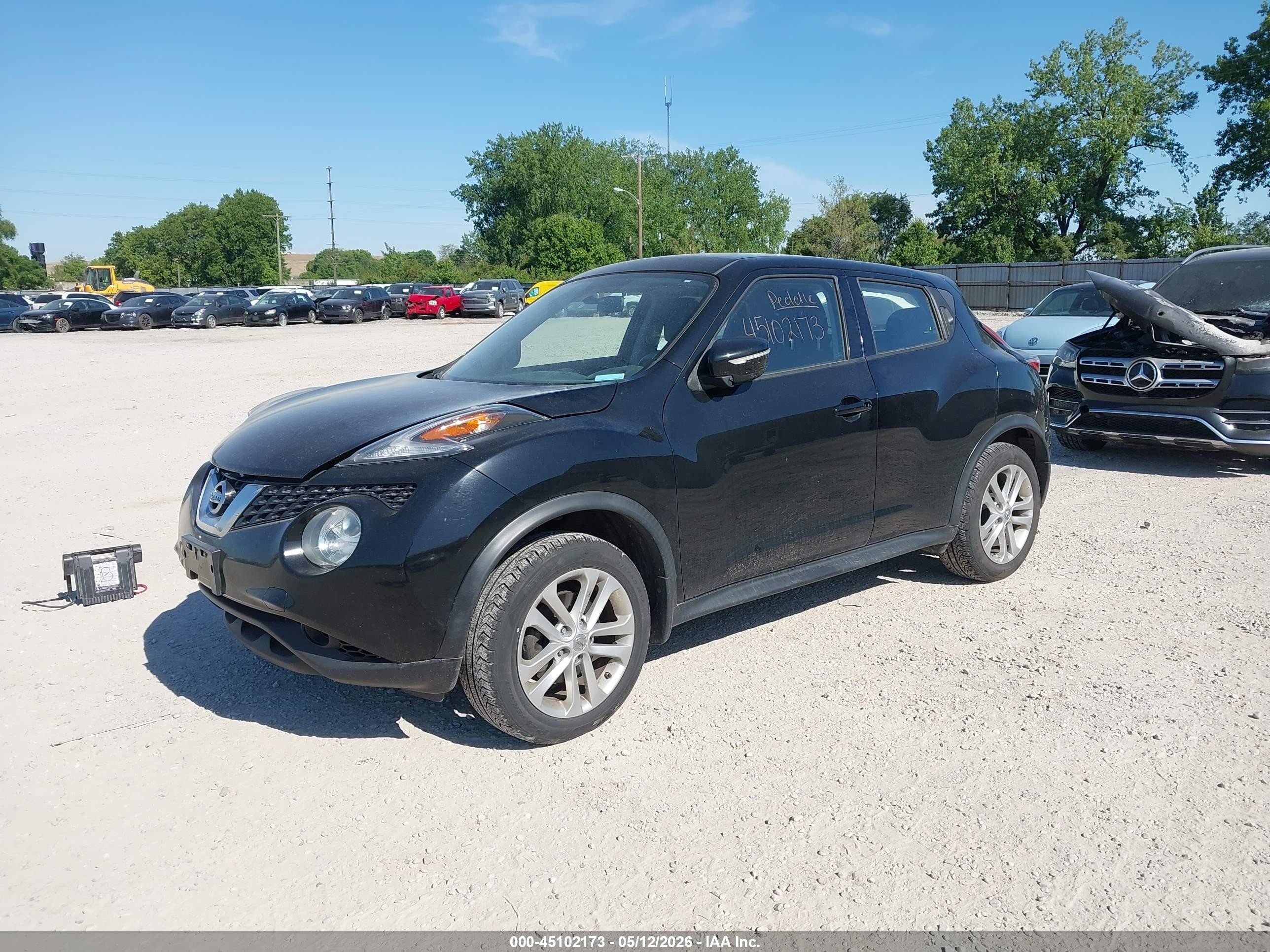 2015 Nissan Juke S Black vin: JN8AF5MV1FT565603