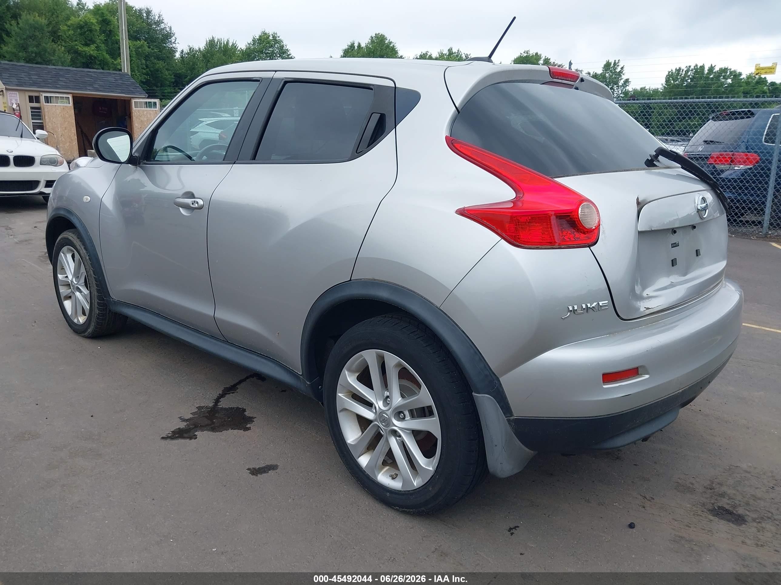 2011 Nissan Juke Sl Silver vin: JN8AF5MV2BT026224