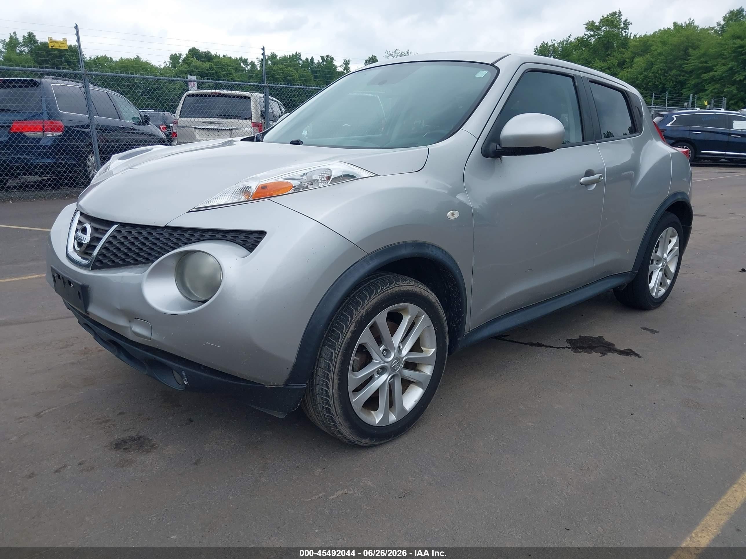 2011 Nissan Juke Sl Silver vin: JN8AF5MV2BT026224