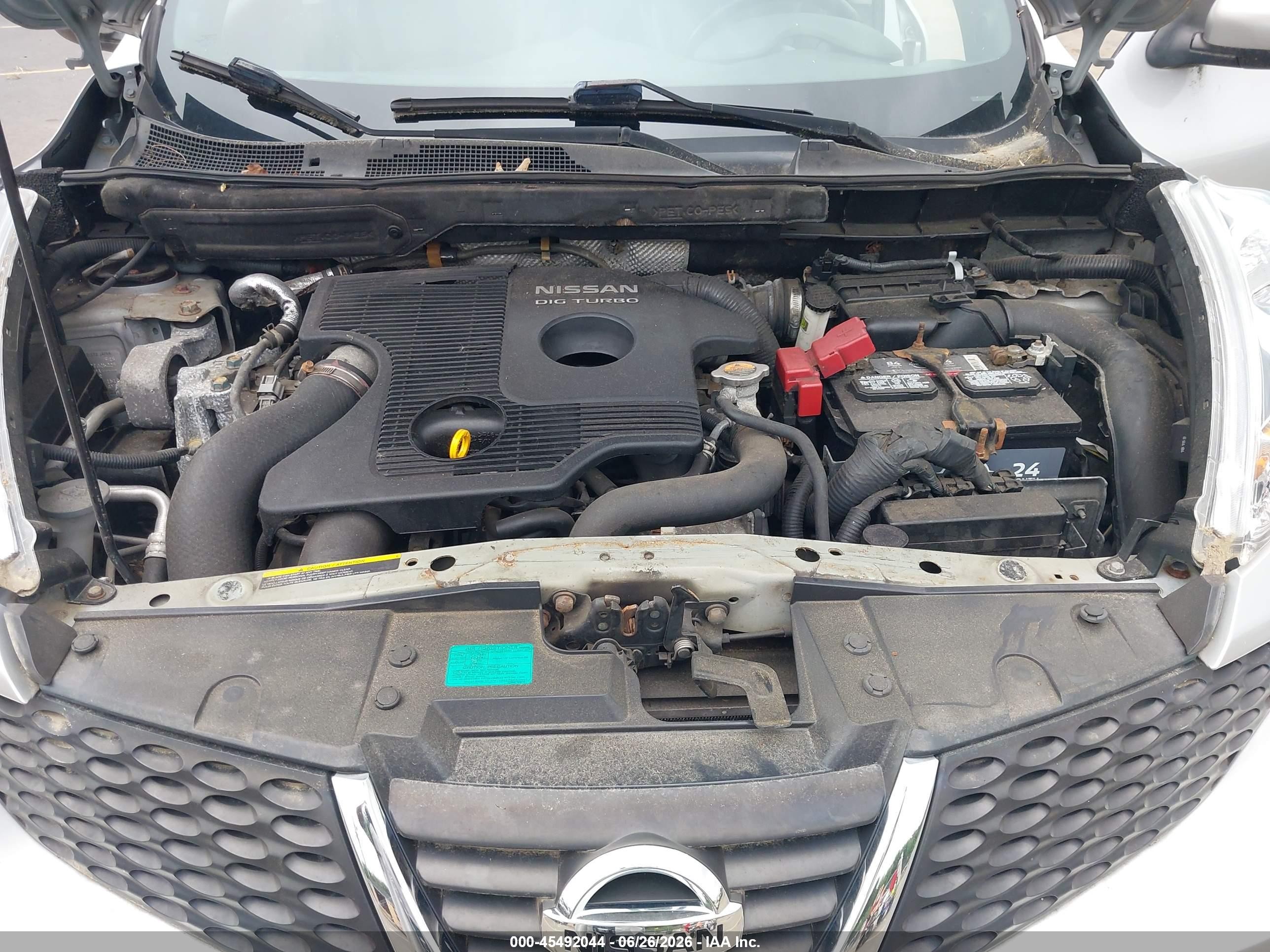2011 Nissan Juke Sl Silver vin: JN8AF5MV2BT026224