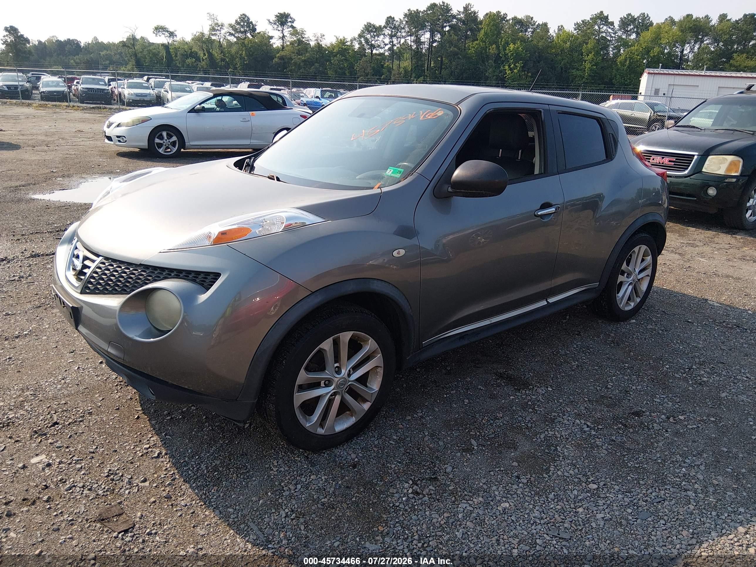 2012 Nissan Juke Sl Gray vin: JN8AF5MV2CT106902
