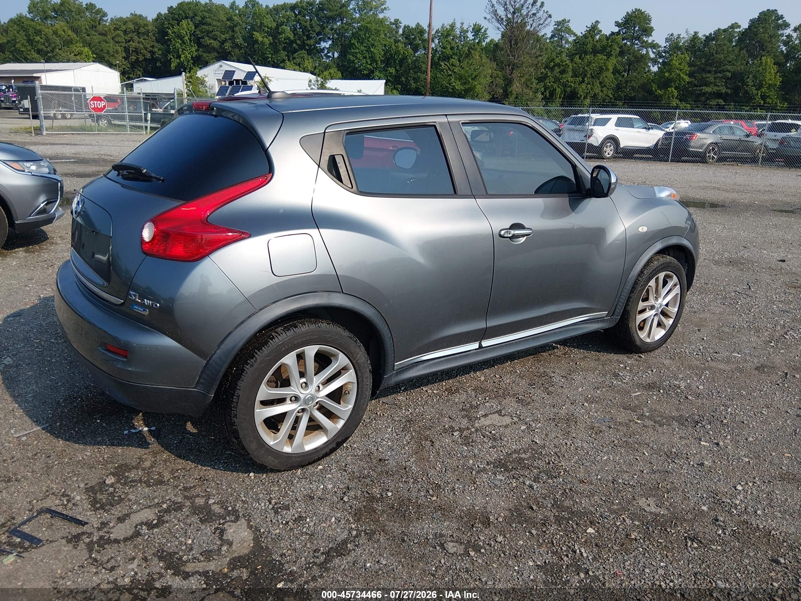 2012 Nissan Juke Sl Gray vin: JN8AF5MV2CT106902