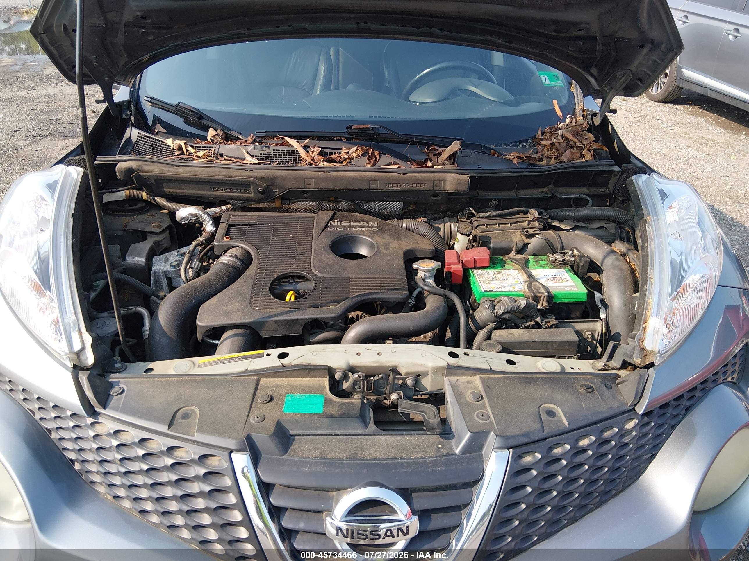 2012 Nissan Juke Sl Gray vin: JN8AF5MV2CT106902