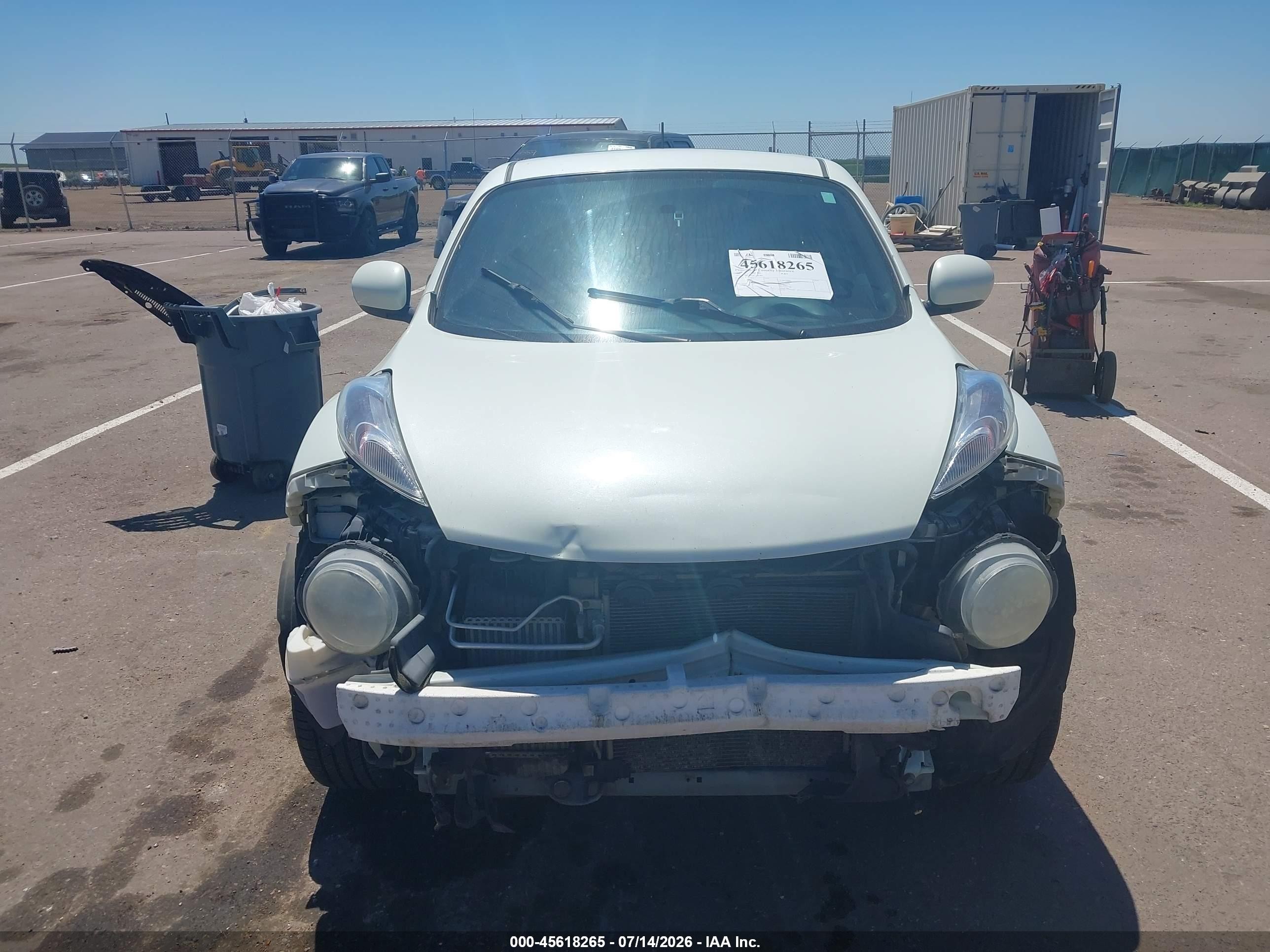 2012 Nissan Juke Sl White vin: JN8AF5MV2CT107404