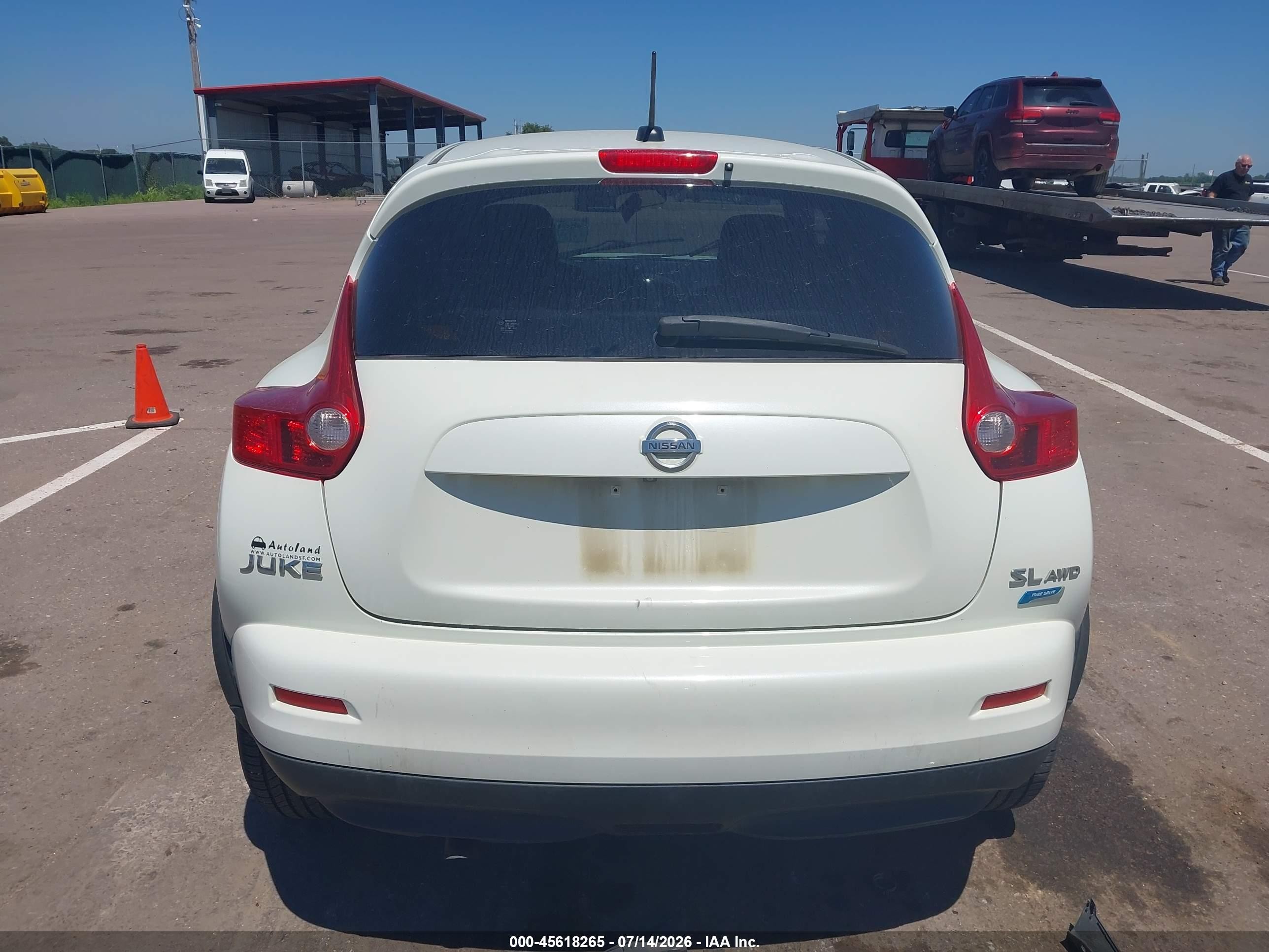 2012 Nissan Juke Sl White vin: JN8AF5MV2CT107404