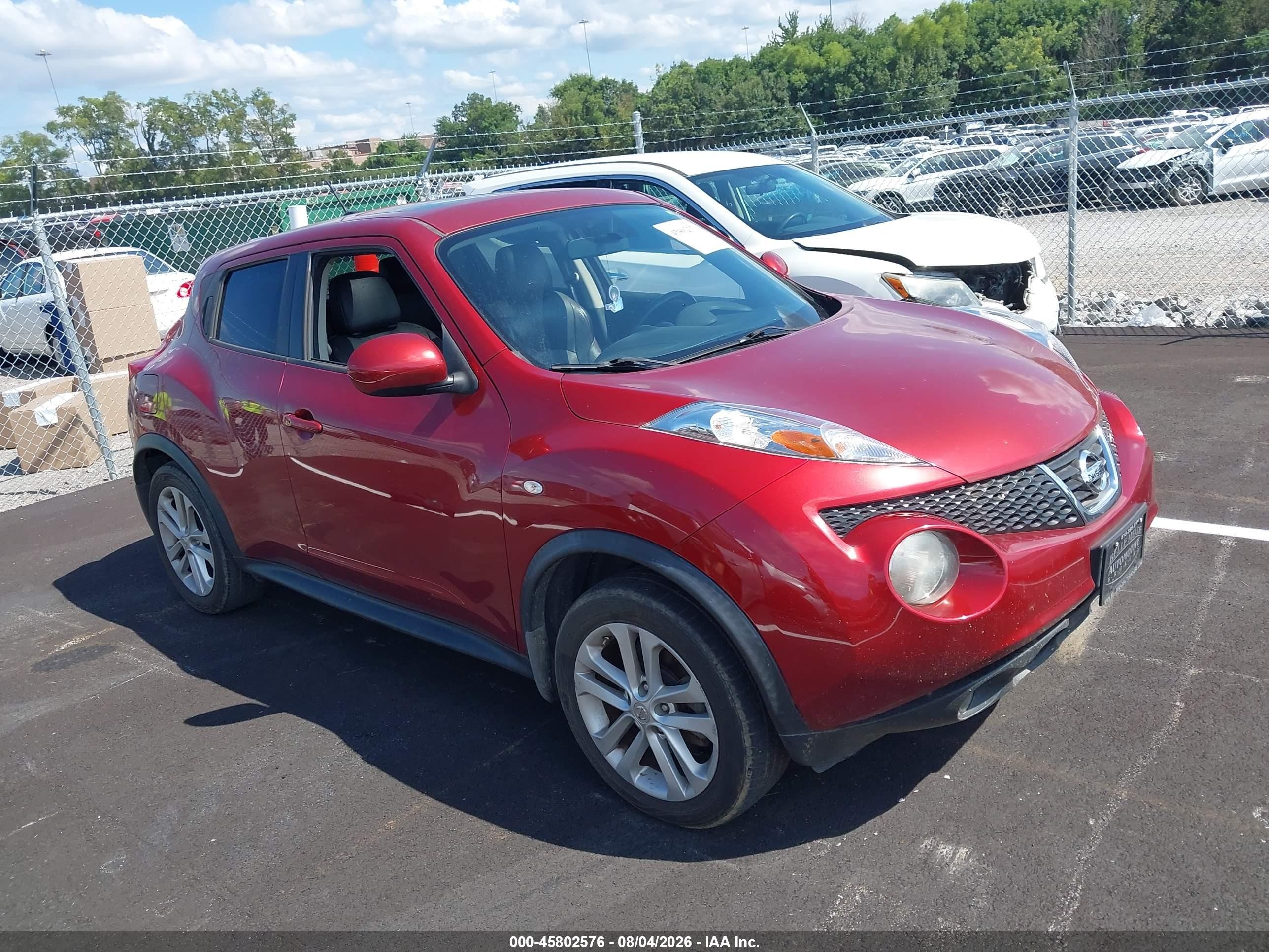 2012 Nissan Juke Sl Red vin: JN8AF5MV2CT108276