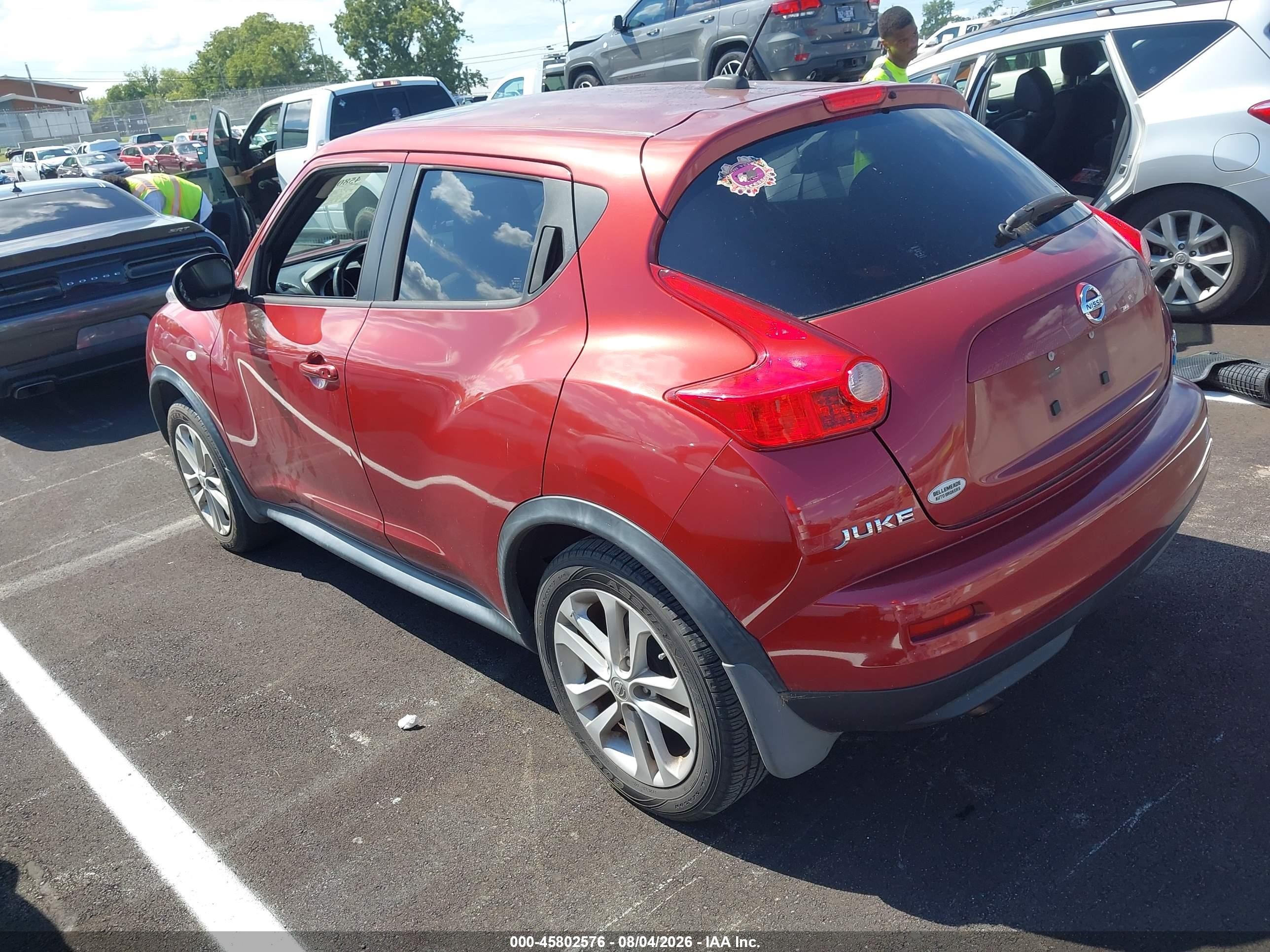 2012 Nissan Juke Sl Red vin: JN8AF5MV2CT108276