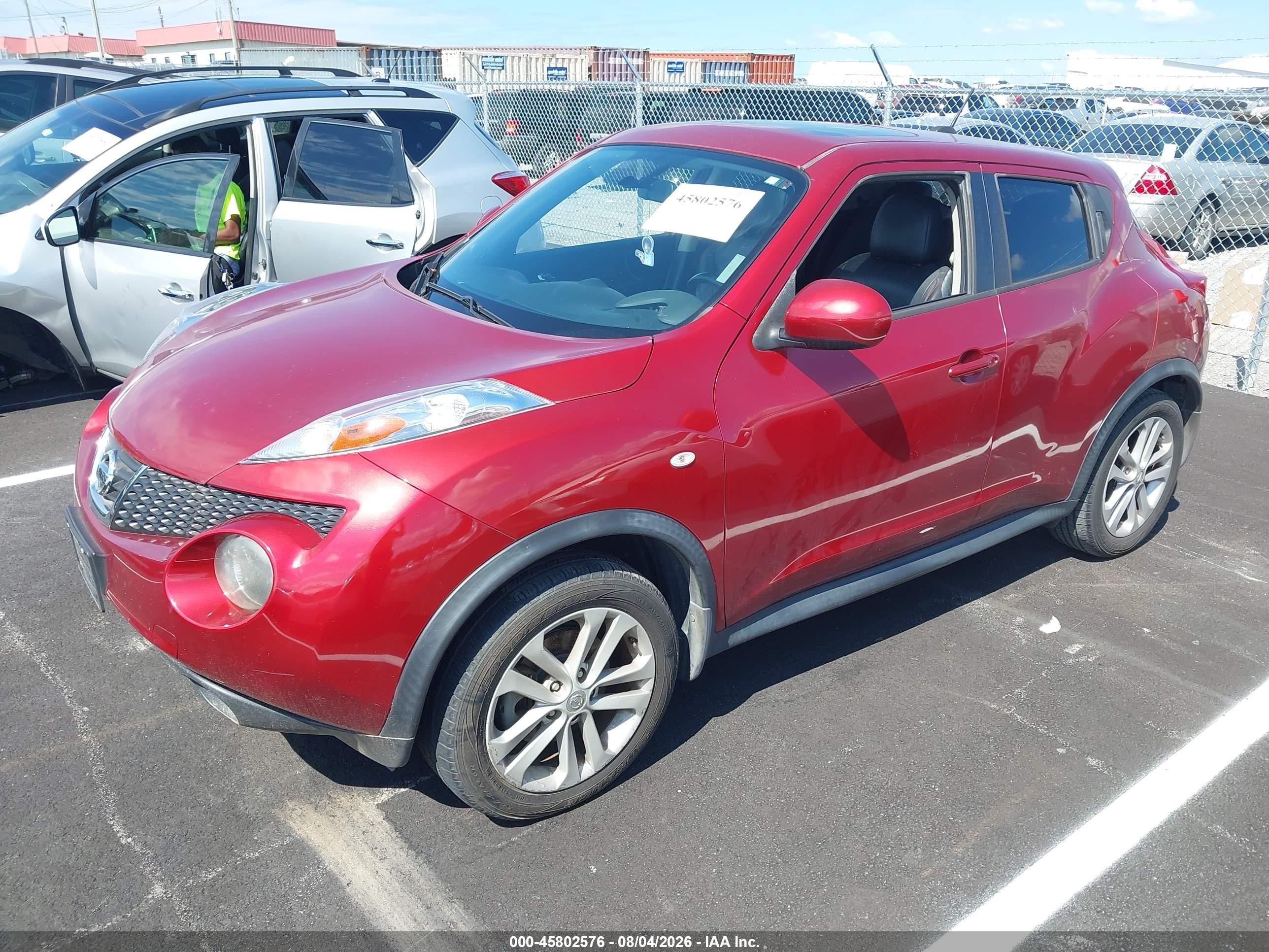 2012 Nissan Juke Sl Red vin: JN8AF5MV2CT108276
