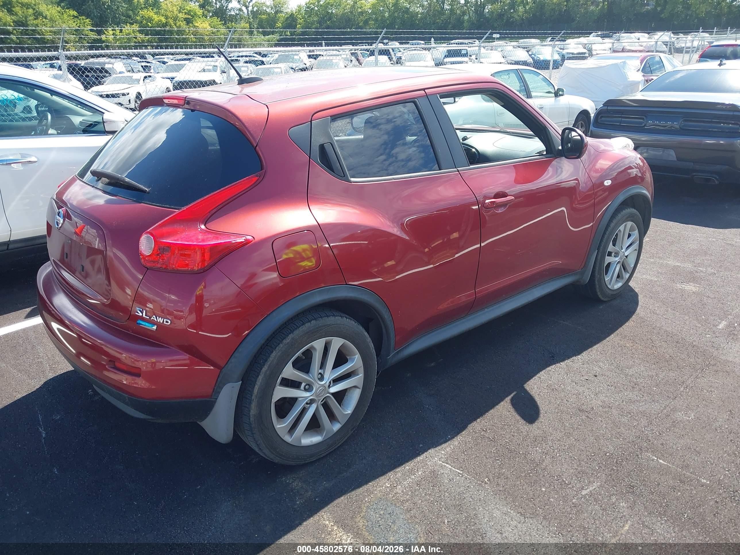 2012 Nissan Juke Sl Red vin: JN8AF5MV2CT108276