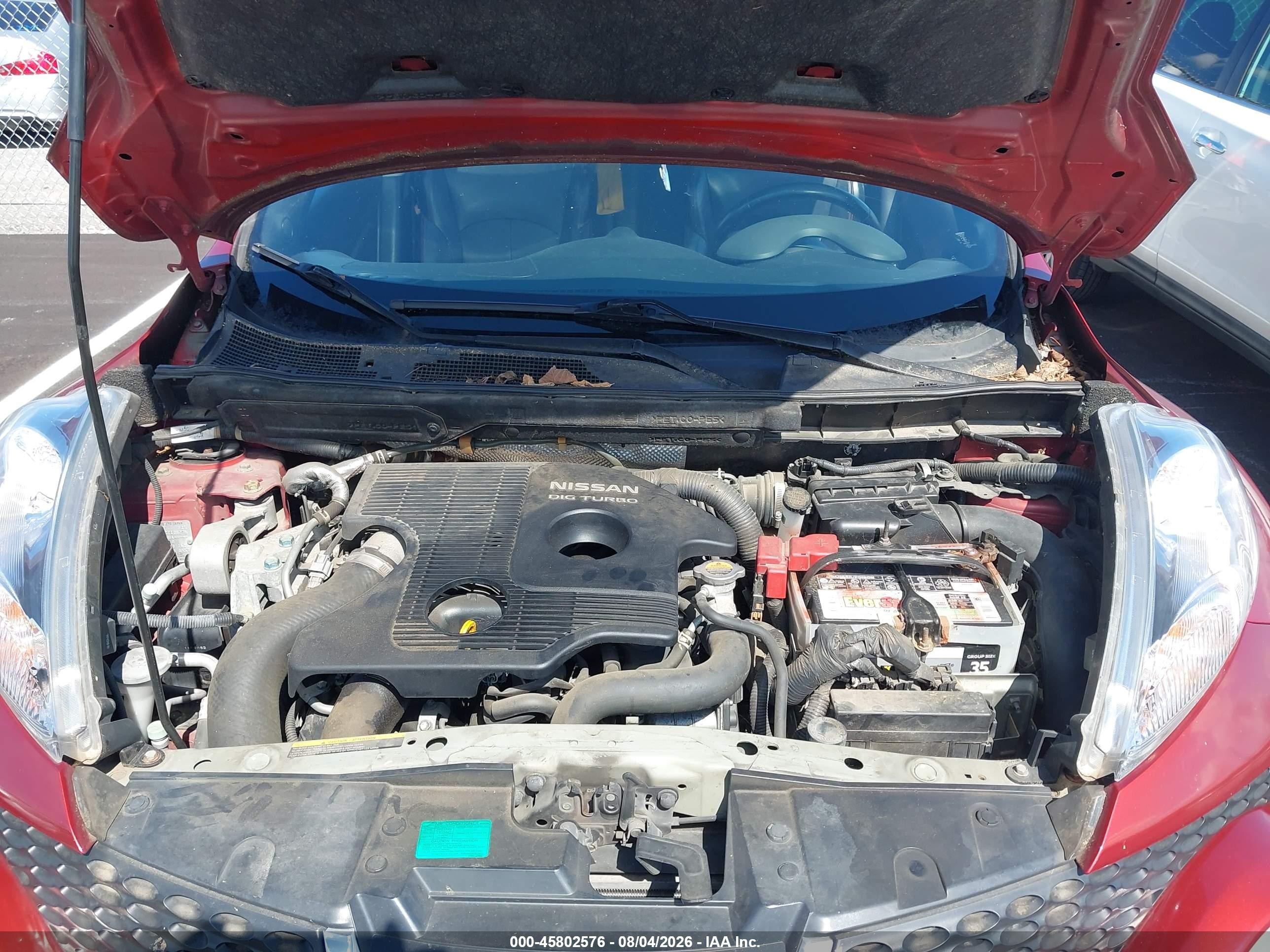 2012 Nissan Juke Sl Red vin: JN8AF5MV2CT108276