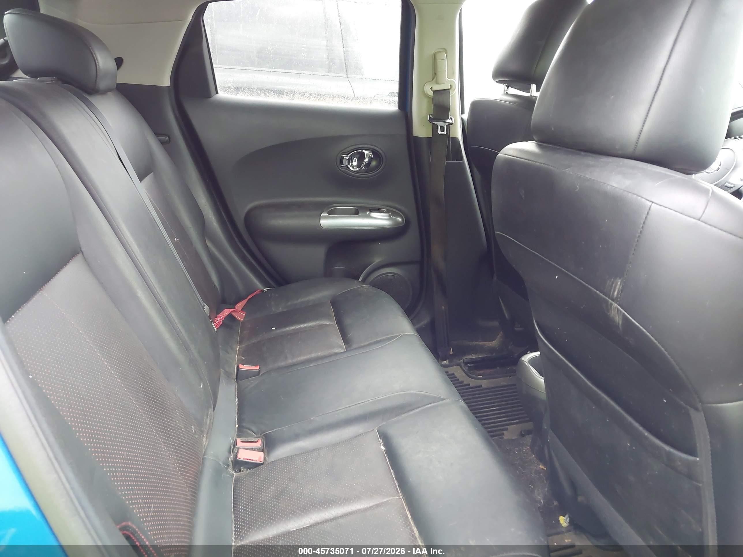 2012 Nissan Juke Sl Синий vin: JN8AF5MV2CT115194