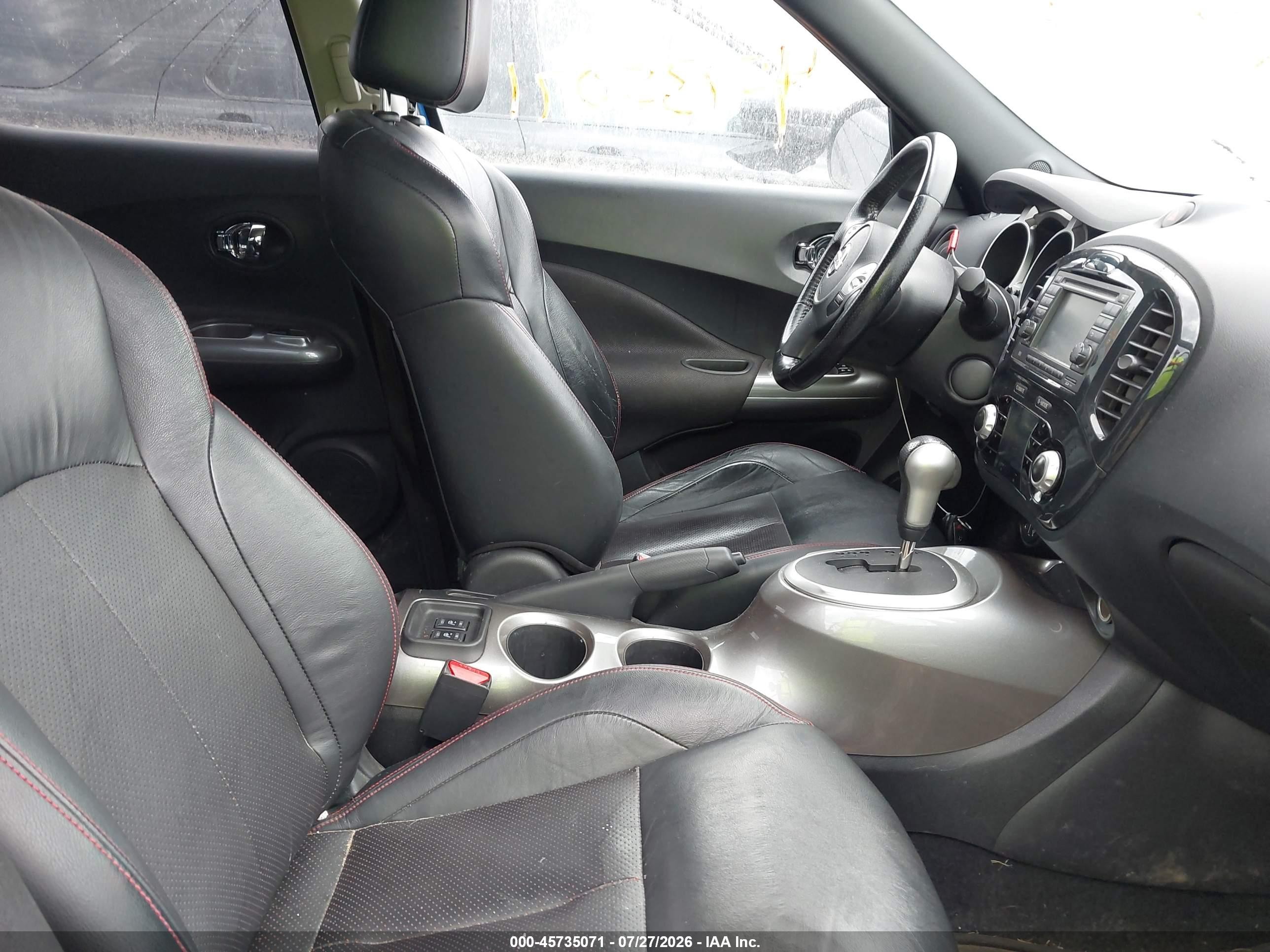 2012 Nissan Juke Sl Синий vin: JN8AF5MV2CT115194