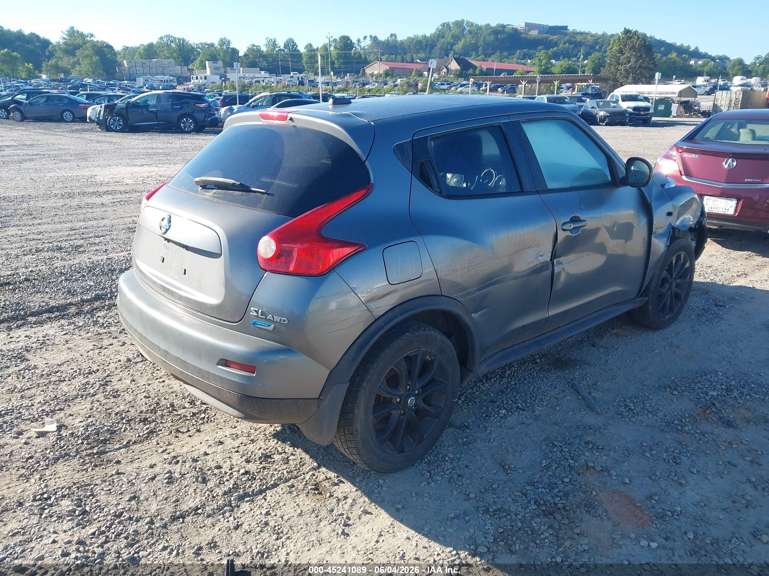 2012 Nissan Juke Sl Gray vin: JN8AF5MV2CT123649