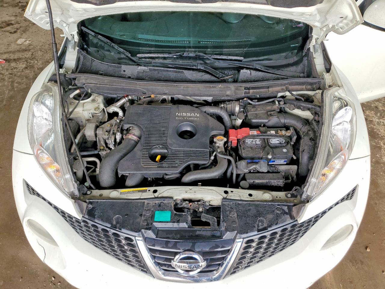2012 Nissan Juke S/sv/sl White vin: JN8AF5MV2CT125546