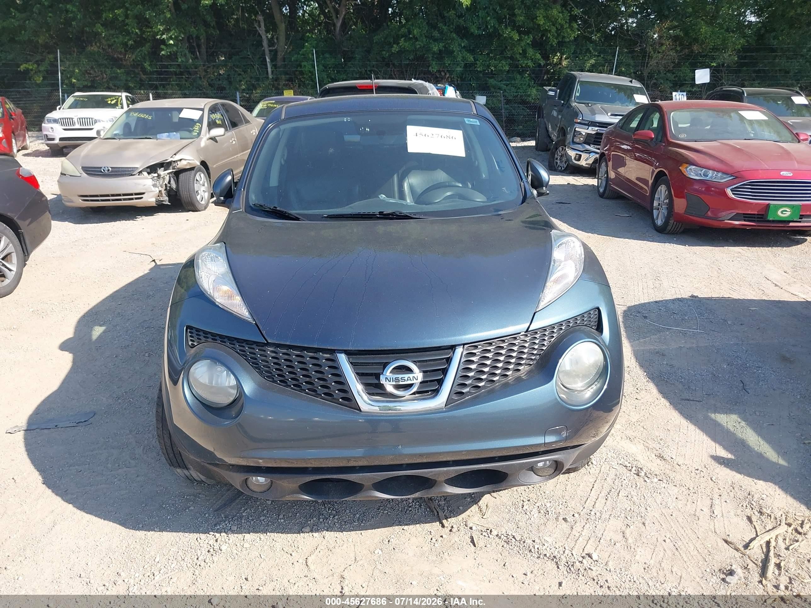 2012 Nissan Juke Sl Blue vin: JN8AF5MV2CT127488