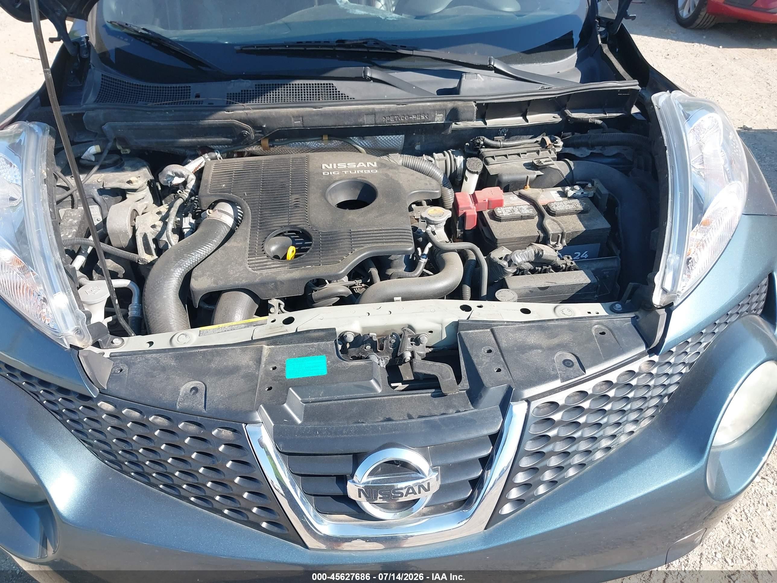 2012 Nissan Juke Sl Blue vin: JN8AF5MV2CT127488