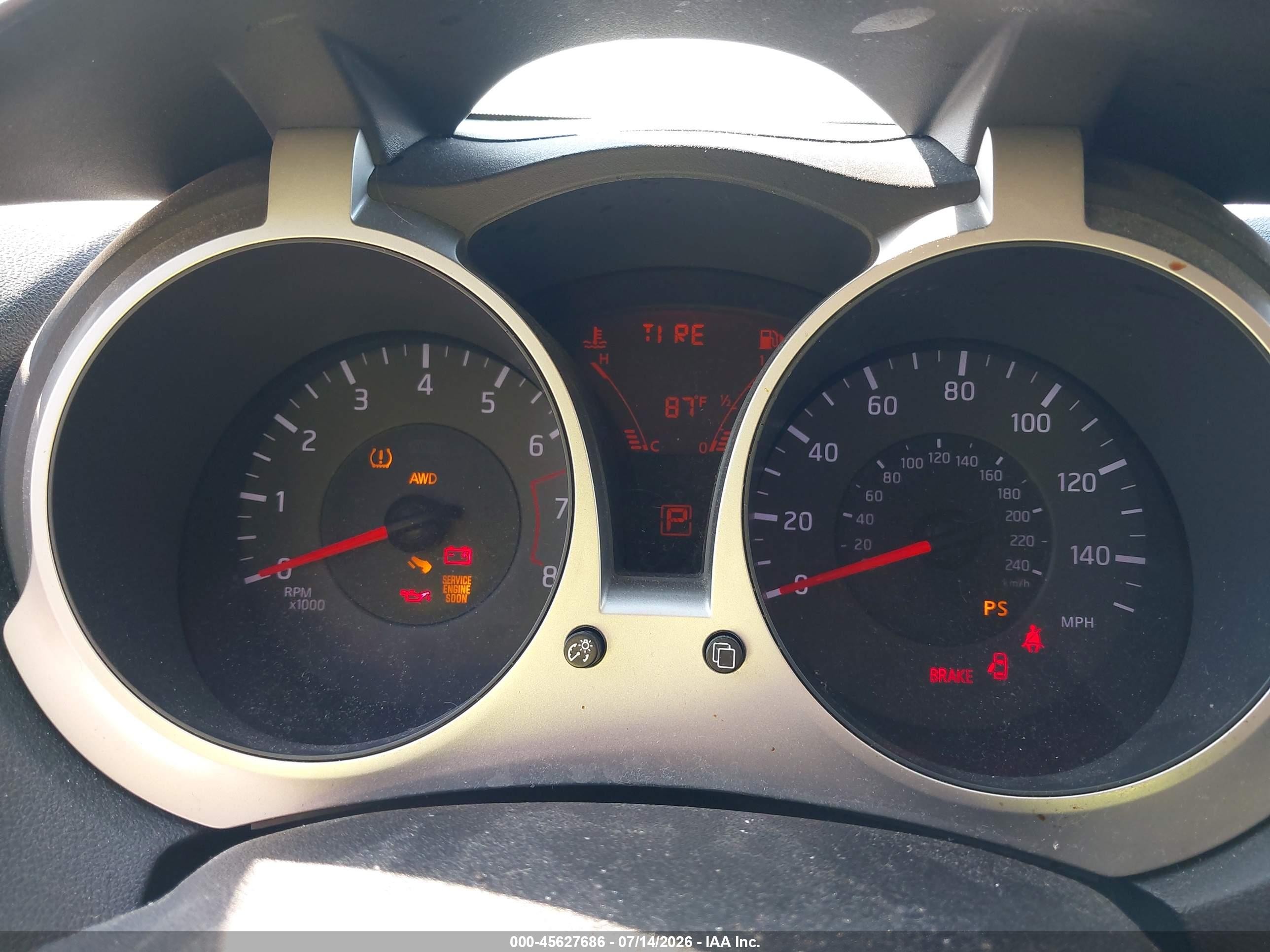 2012 Nissan Juke Sl Blue vin: JN8AF5MV2CT127488