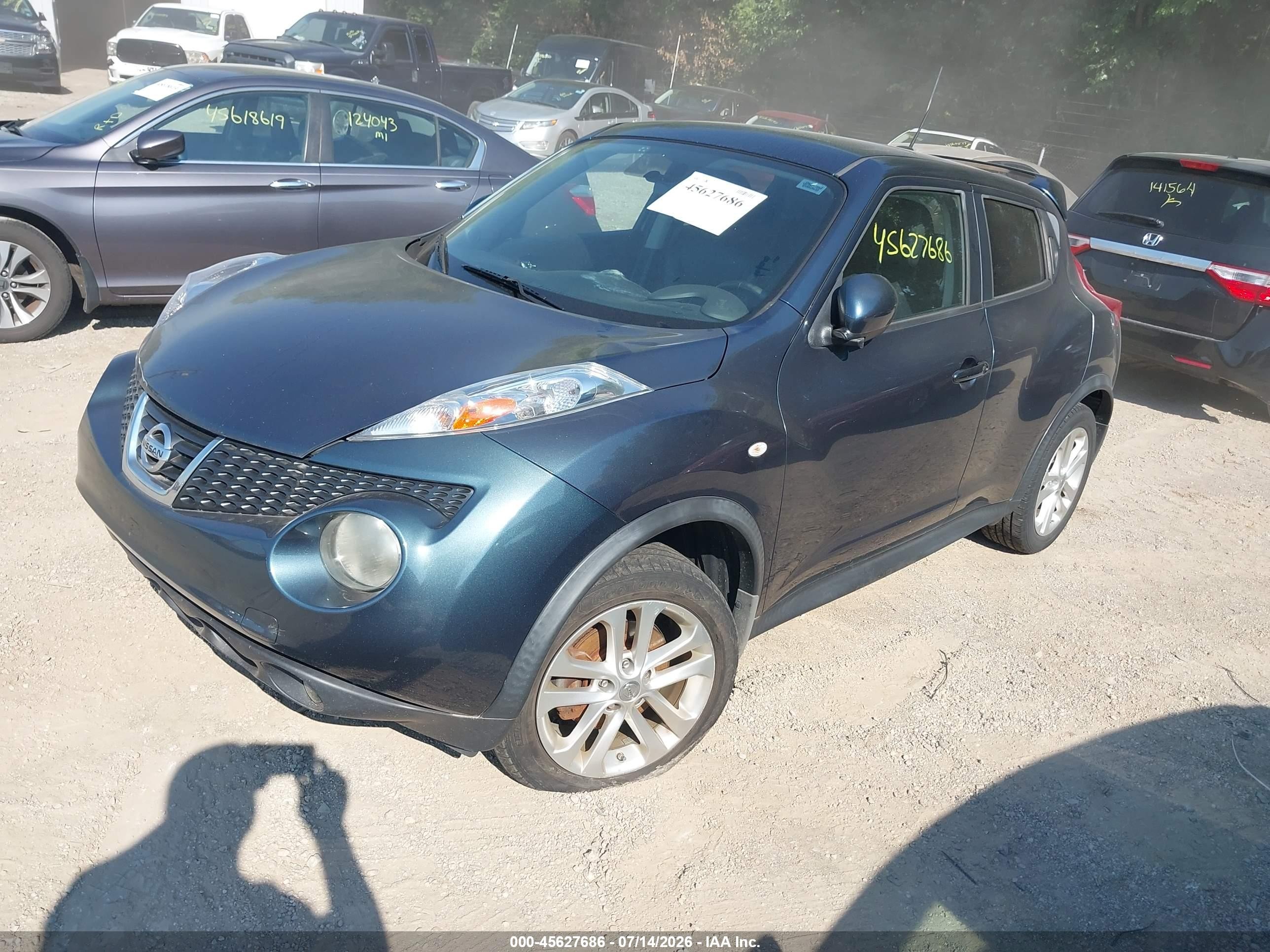 2012 Nissan Juke Sl Blue vin: JN8AF5MV2CT127488