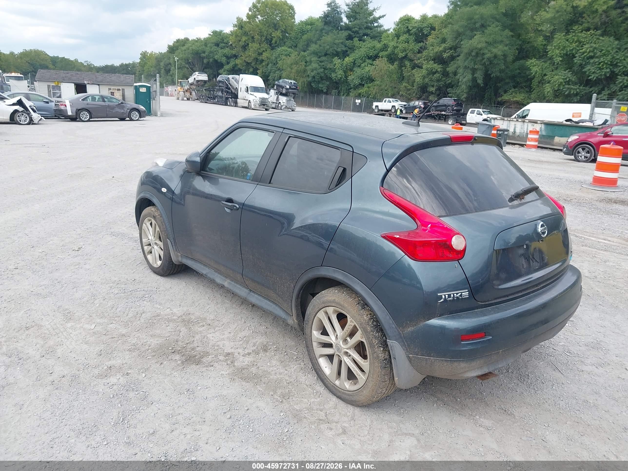 2013 Nissan Juke Sl Gray vin: JN8AF5MV2DT207486