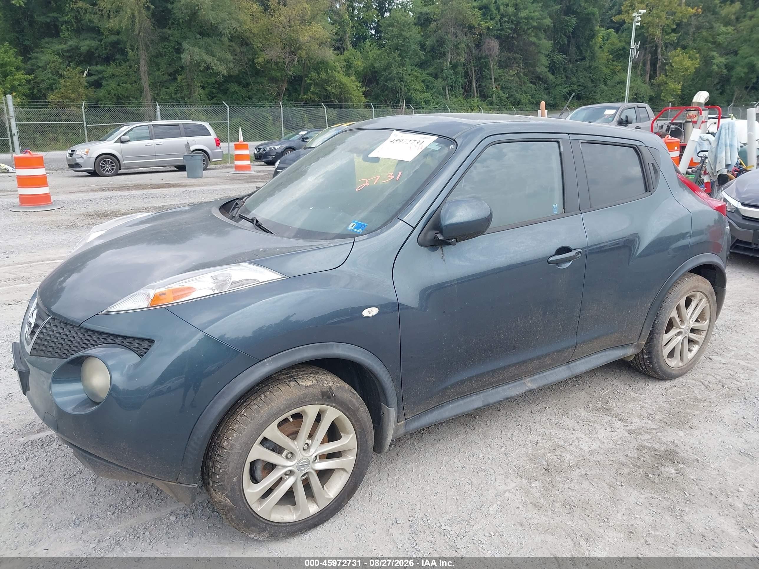 2013 Nissan Juke Sl Gray vin: JN8AF5MV2DT207486