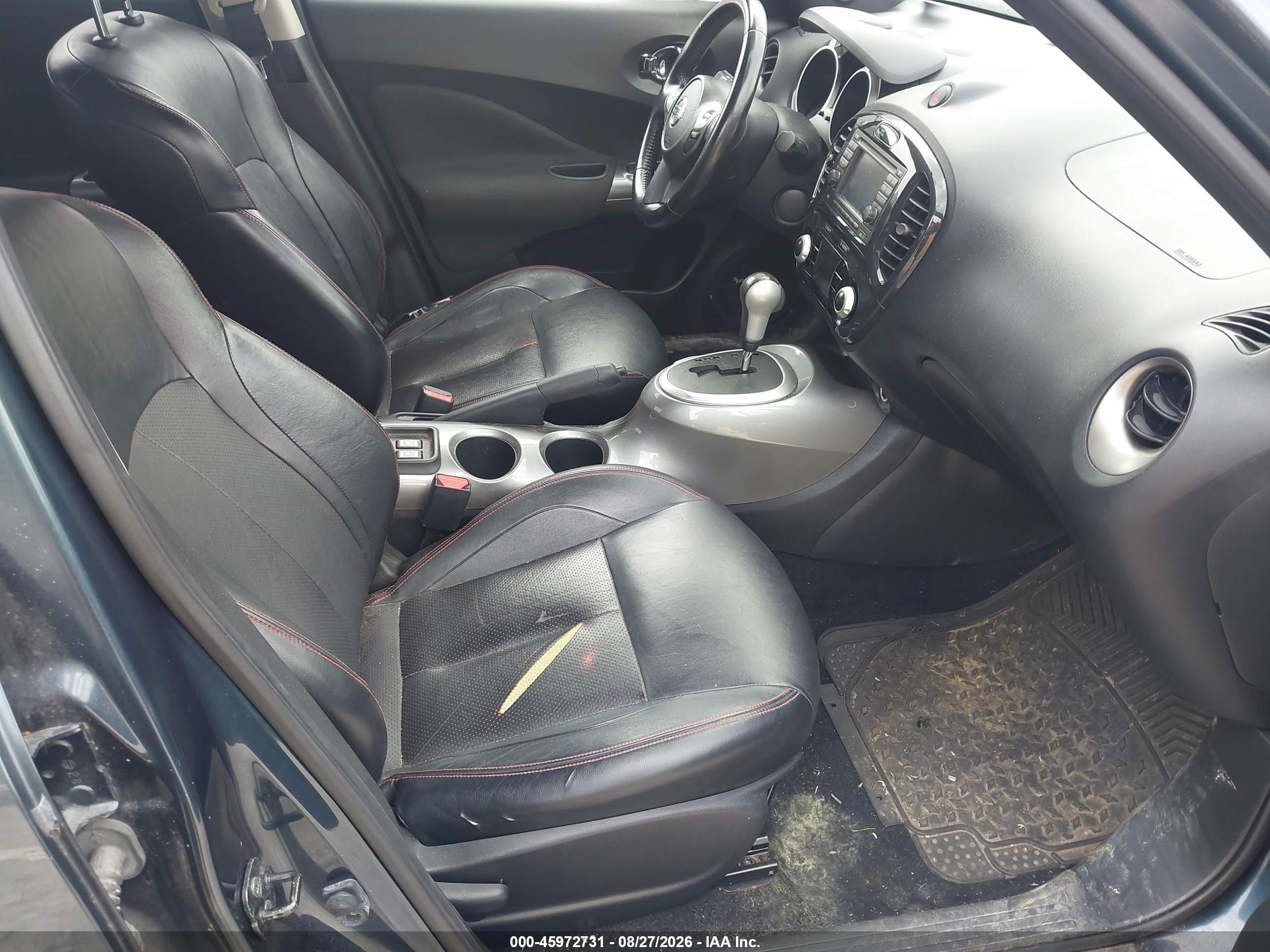 2013 Nissan Juke Sl Gray vin: JN8AF5MV2DT207486