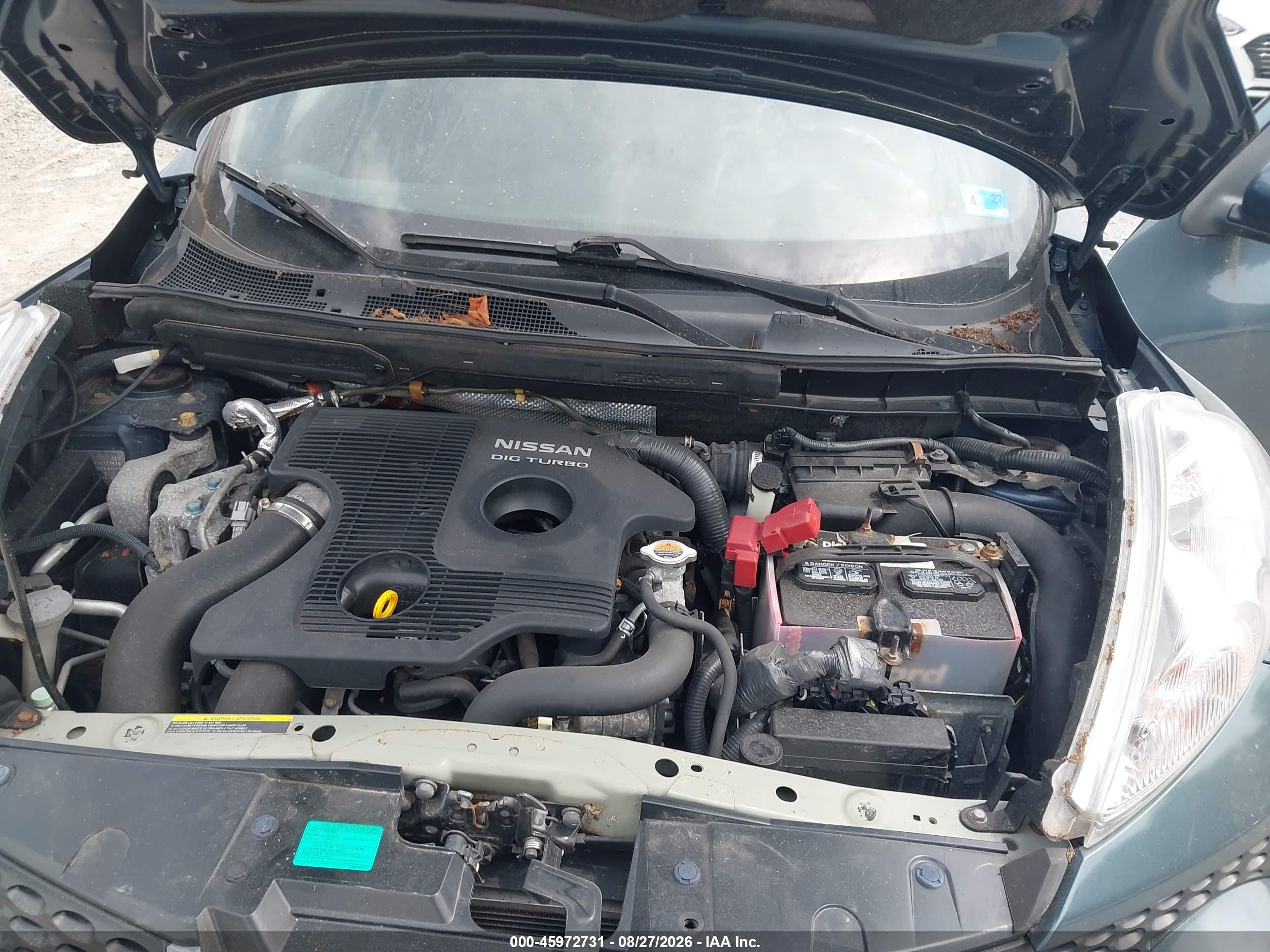 2013 Nissan Juke Sl Gray vin: JN8AF5MV2DT207486