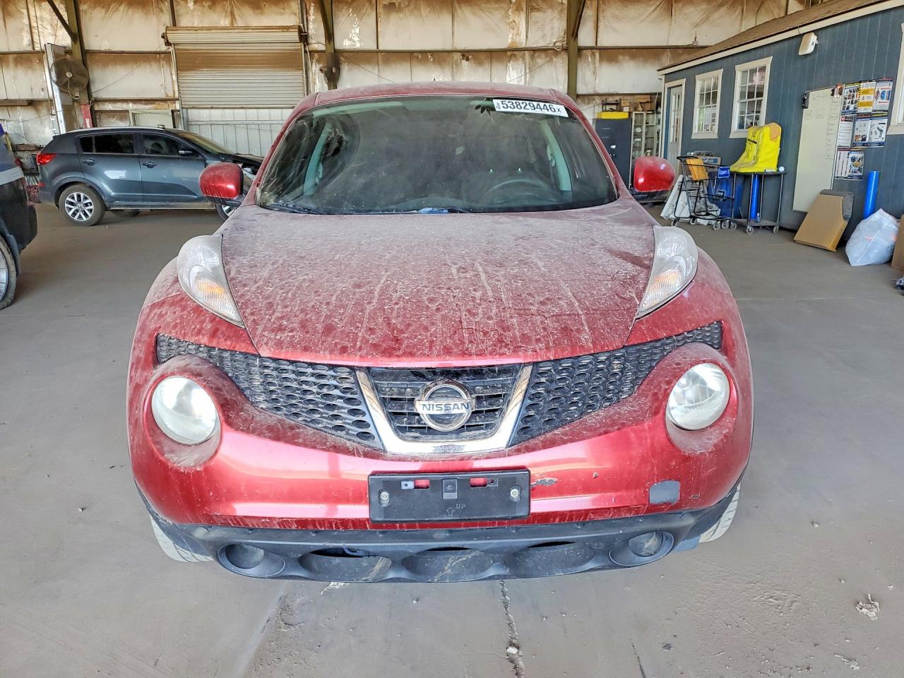 2013 Nissan Juke S Burgundy vin: JN8AF5MV2DT209691
