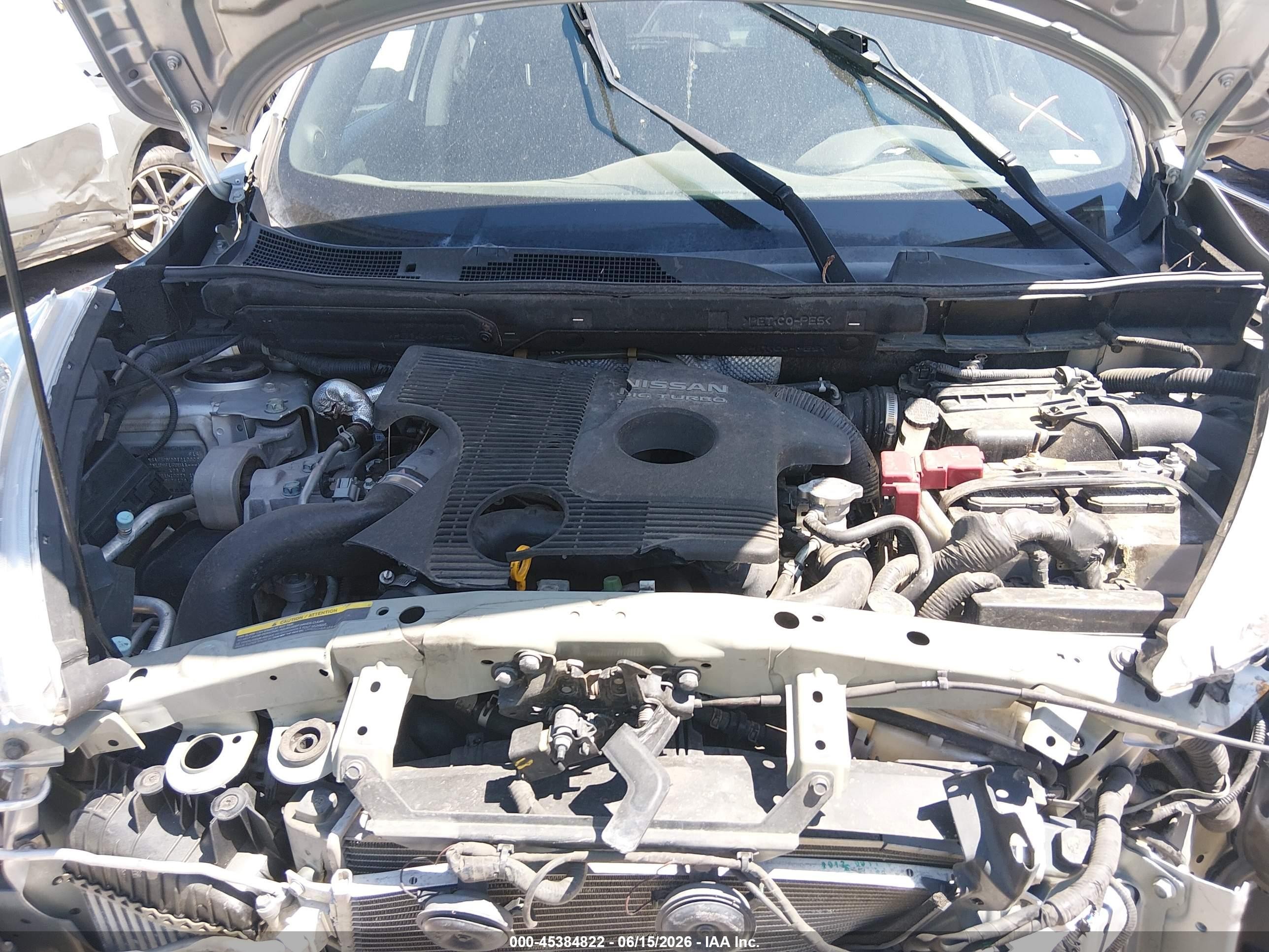 2013 Nissan Juke Sv Silver vin: JN8AF5MV2DT210002