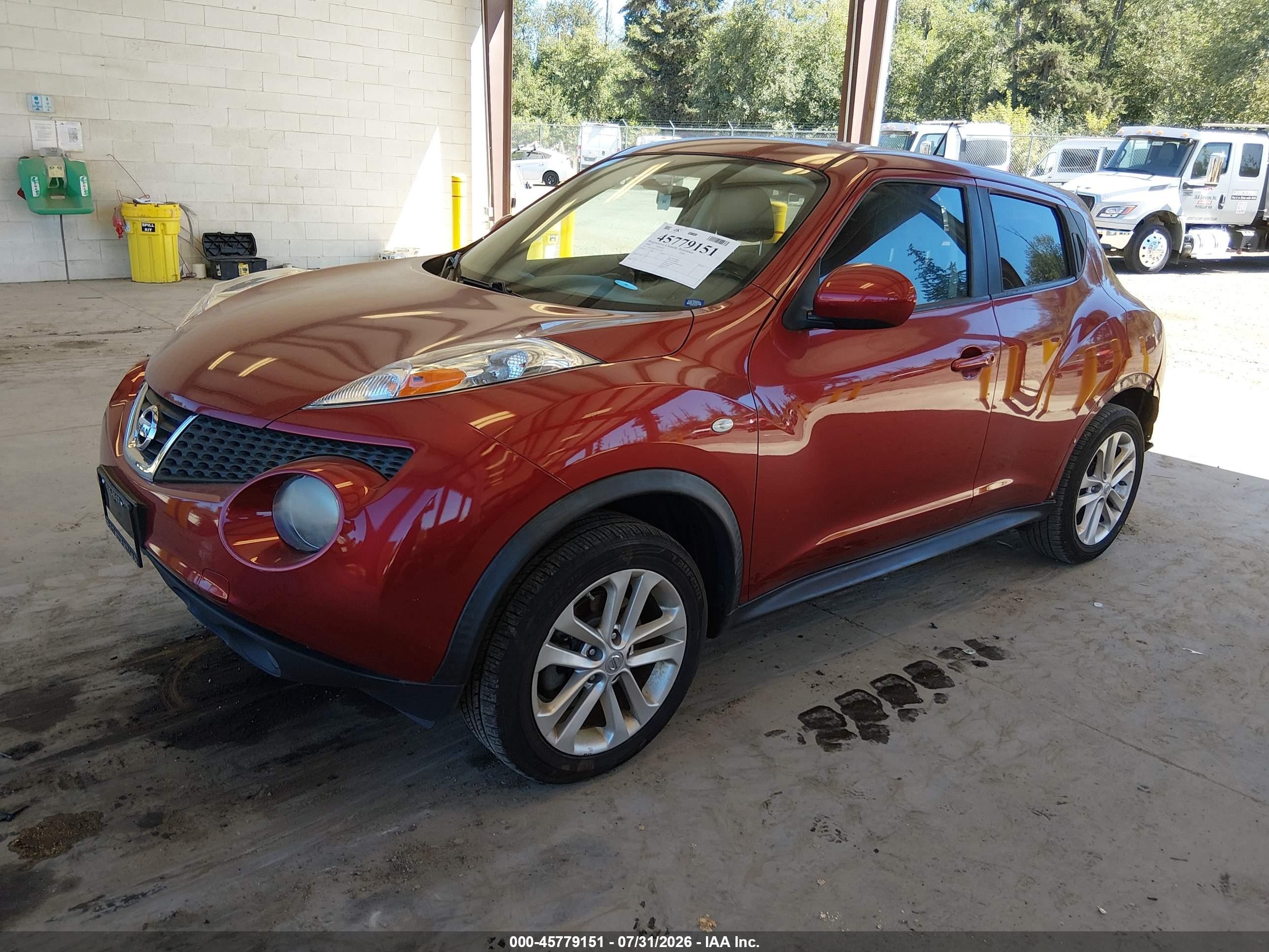 2013 Nissan Juke Sl Burgundy vin: JN8AF5MV2DT211165
