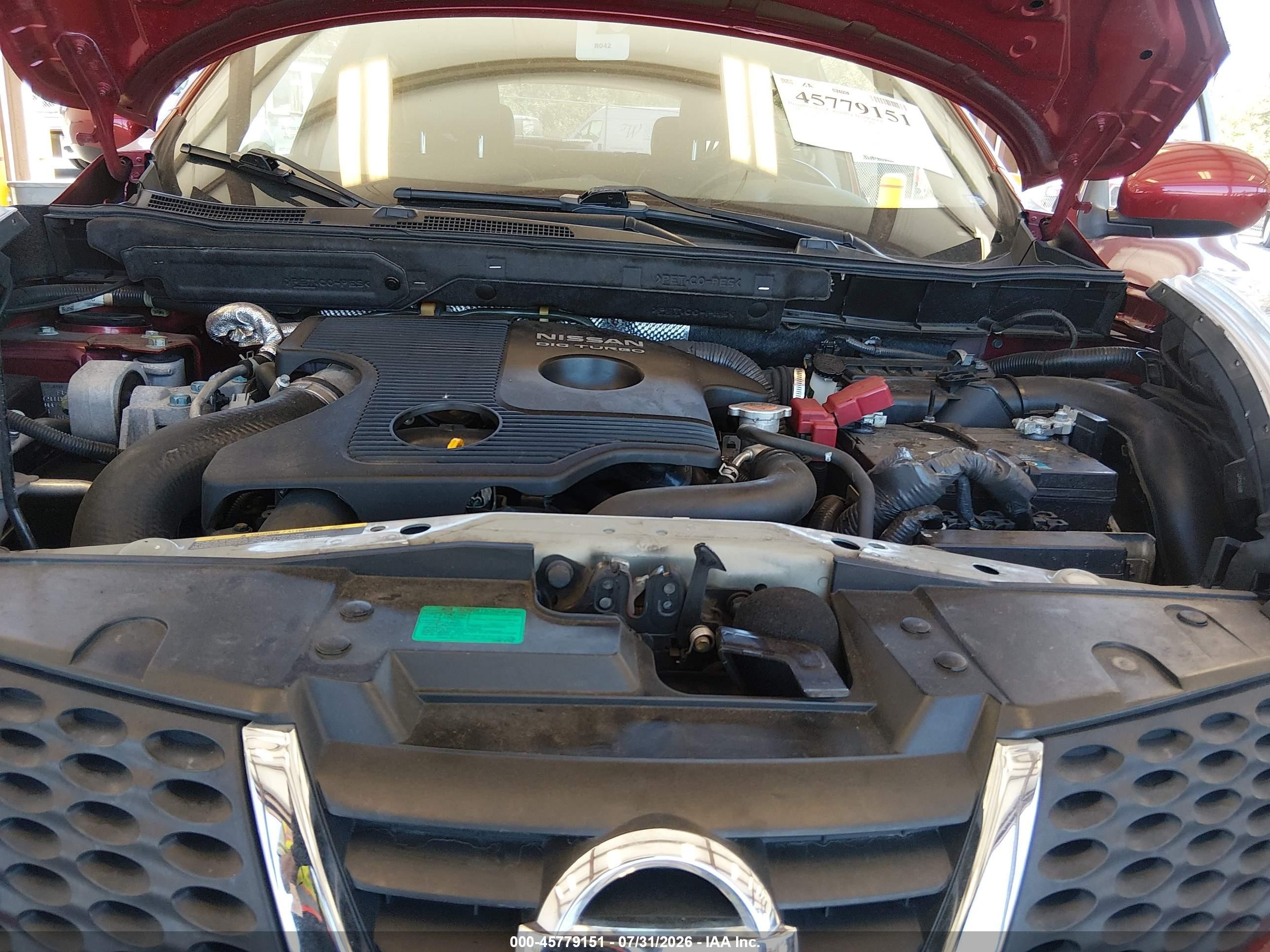 2013 Nissan Juke Sl Burgundy vin: JN8AF5MV2DT211165