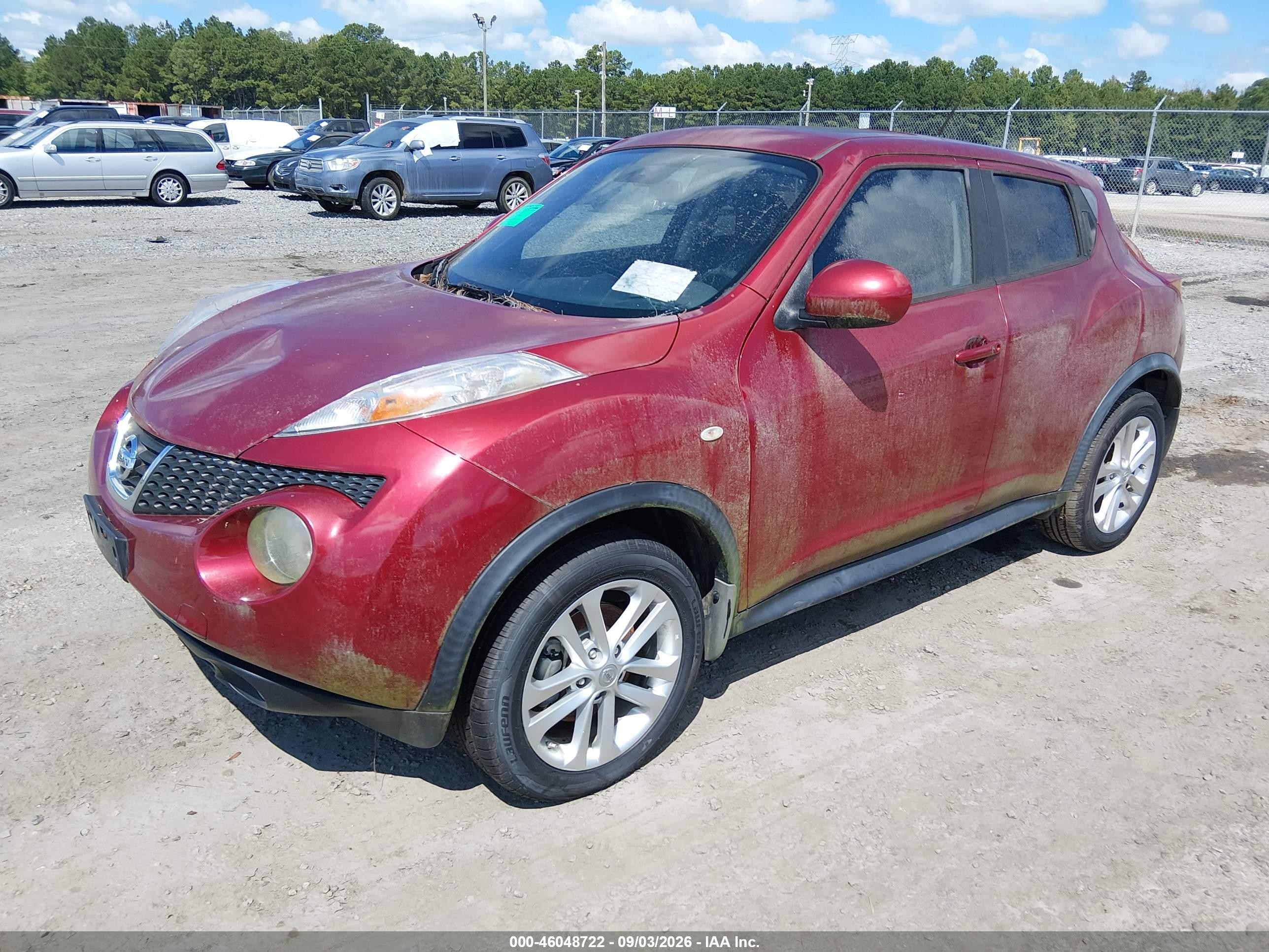 2013 Nissan Juke Sl Maroon vin: JN8AF5MV2DT214311