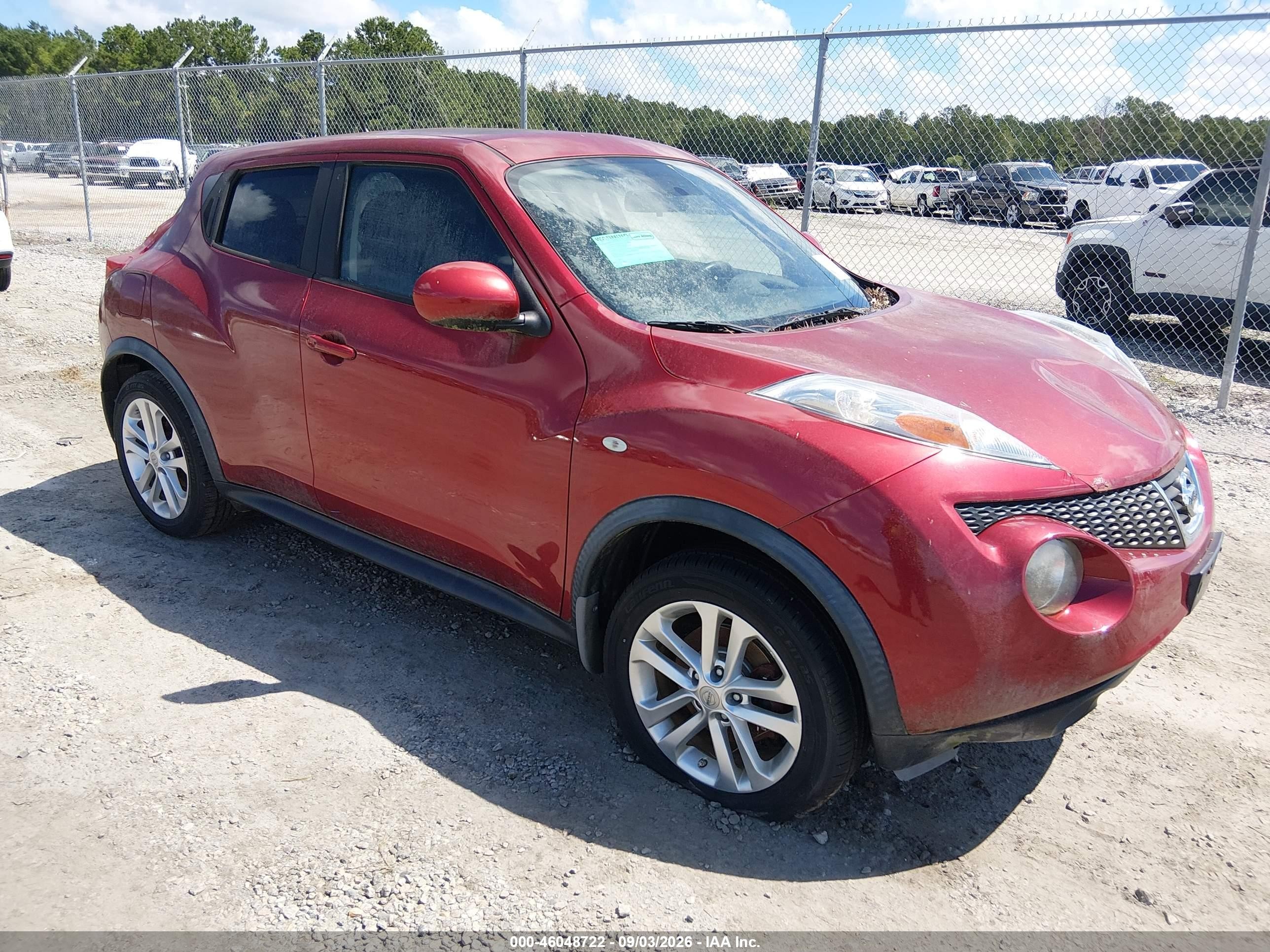 2013 Nissan Juke Sl Maroon vin: JN8AF5MV2DT214311