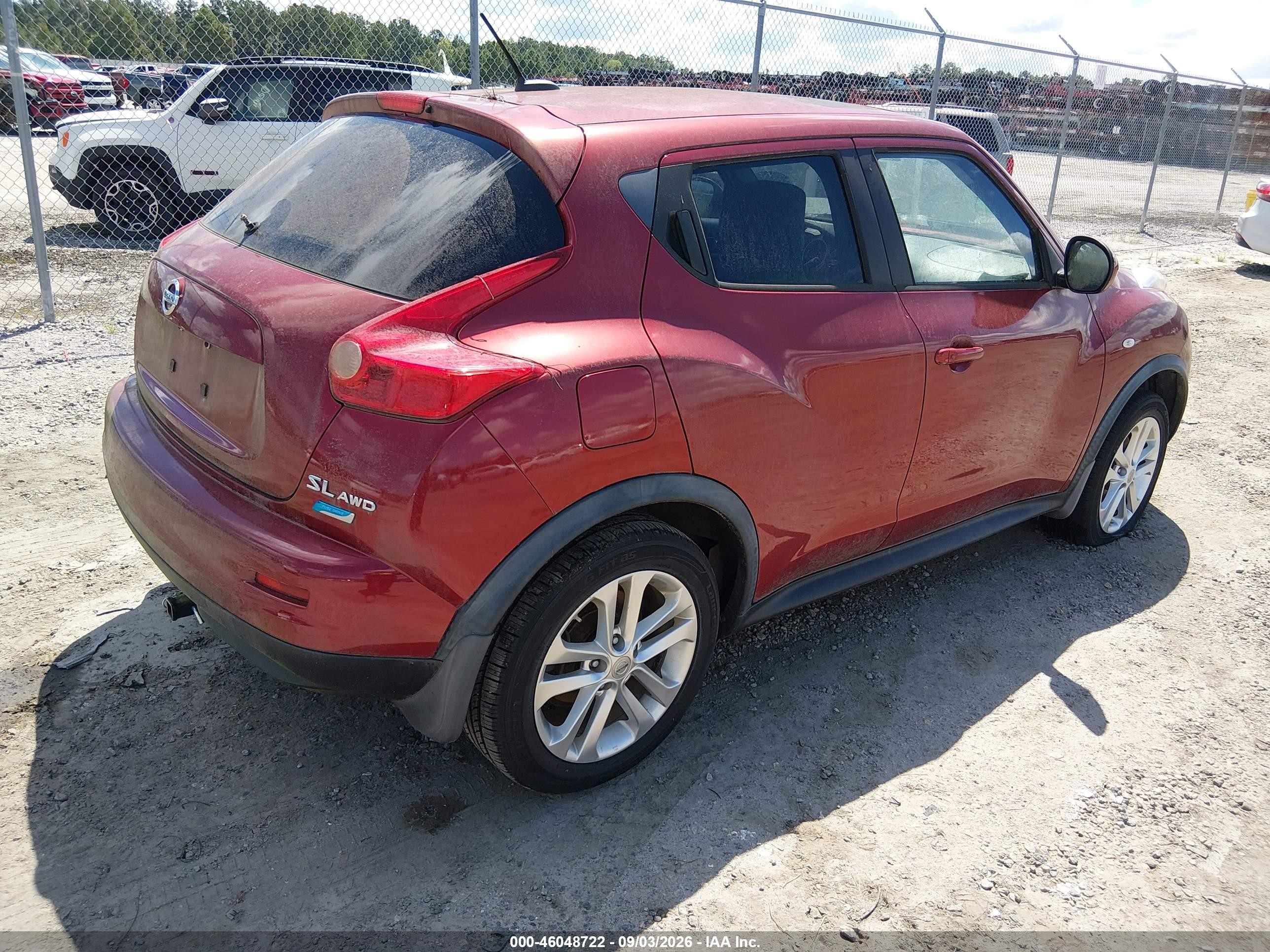 2013 Nissan Juke Sl Maroon vin: JN8AF5MV2DT214311